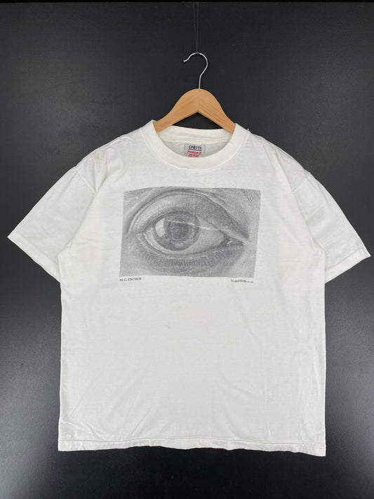 1991 M.C.ESCHER Size XL Vintage T-shirt / E6483T