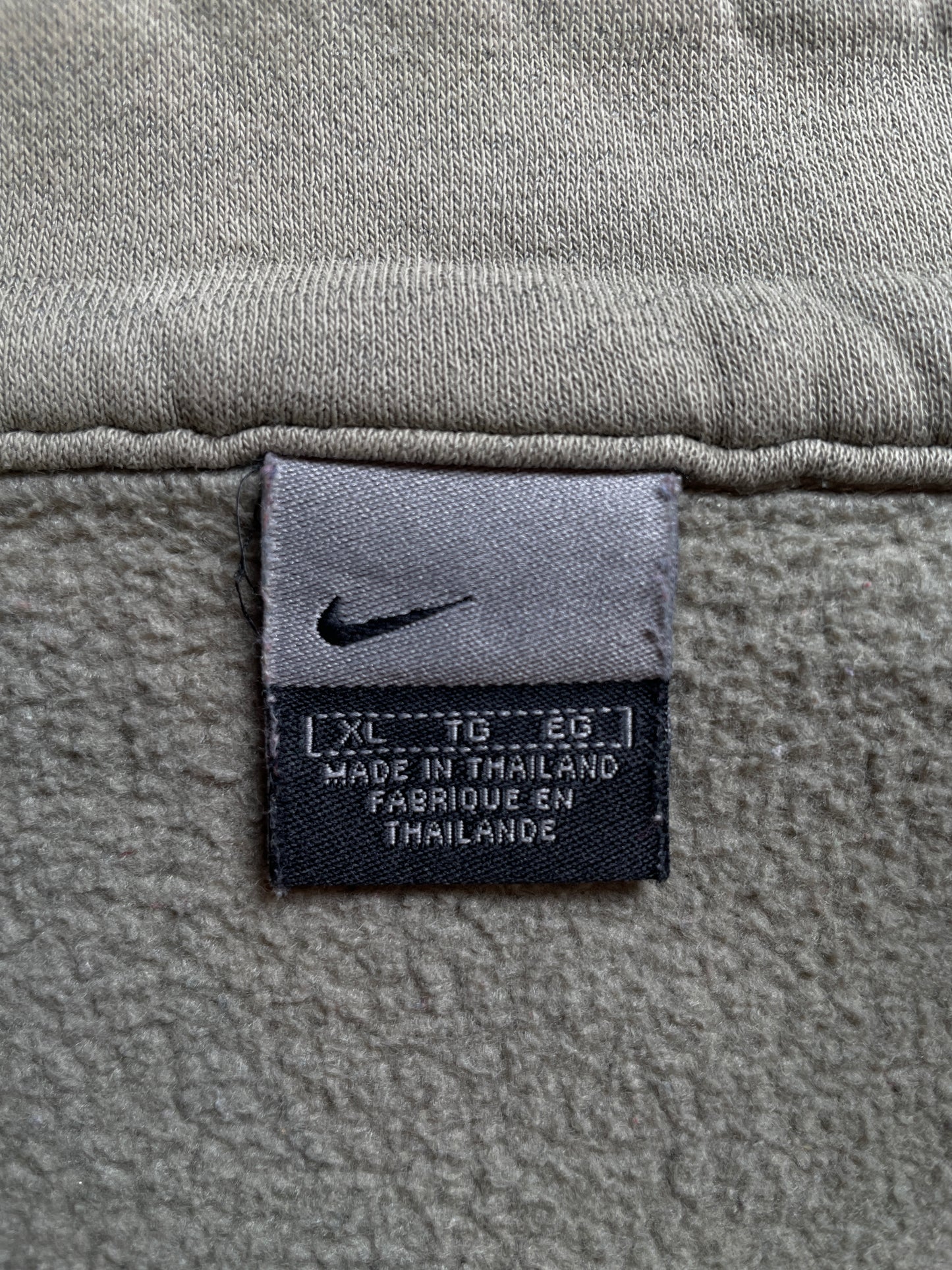 00' NIKE Size XL Vintage Half Zip-up Sweat-Shirt / A7881