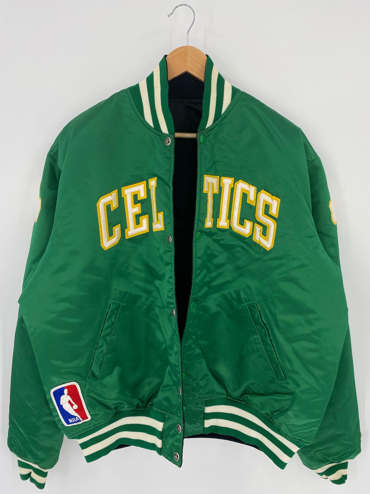 90’s STARTER x BOSTON CELTICS Size XL NBA Reversible Nylon Jacket / K6907