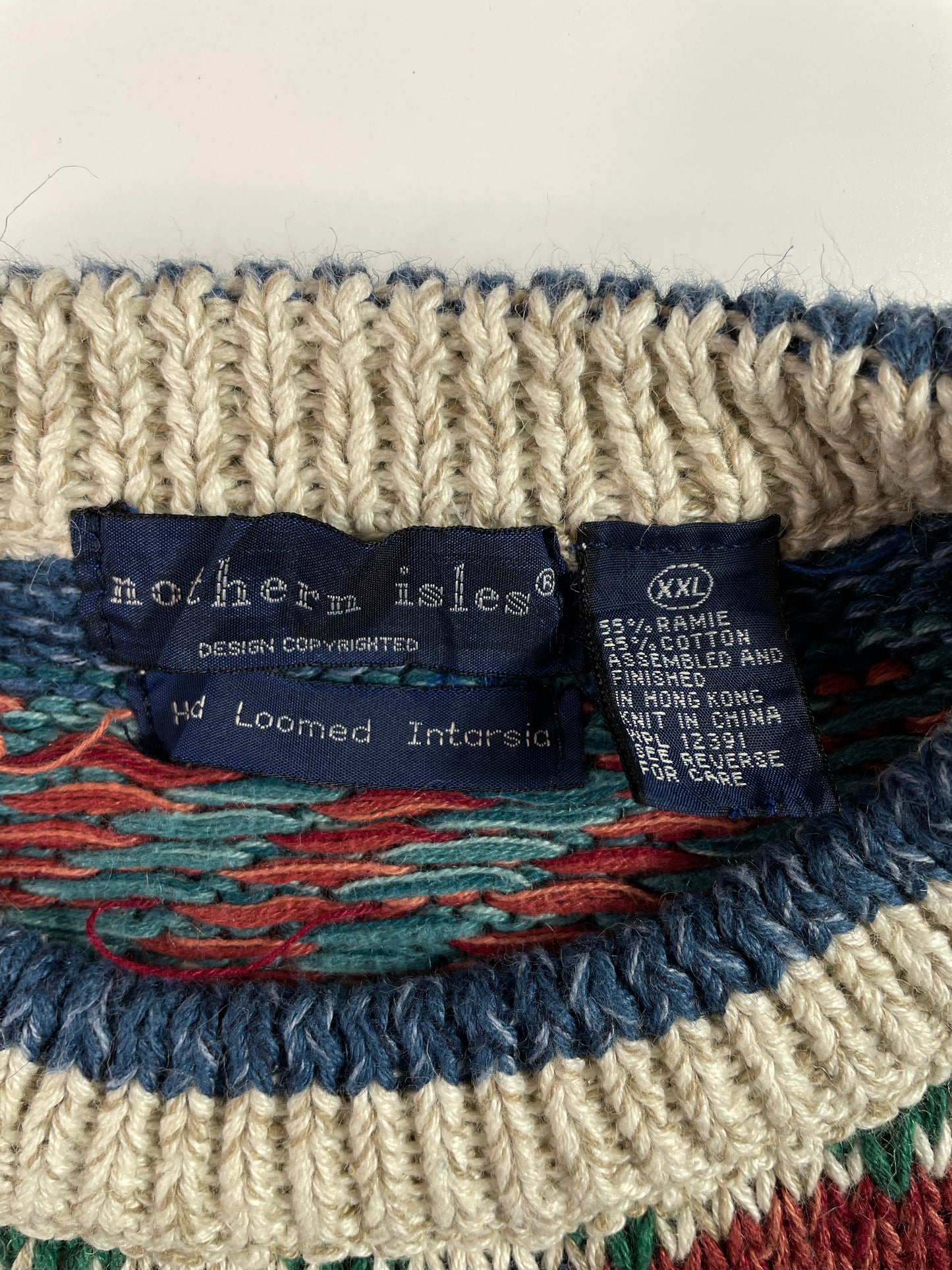 Vintage NORTHERN ISLAND Size XXL Knit Sweater / E3438K