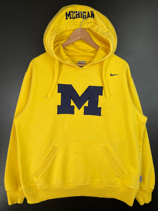 00' NIKE x MICHIGAN Size M Vintage College Hoodie Sweat-shirt / A8778