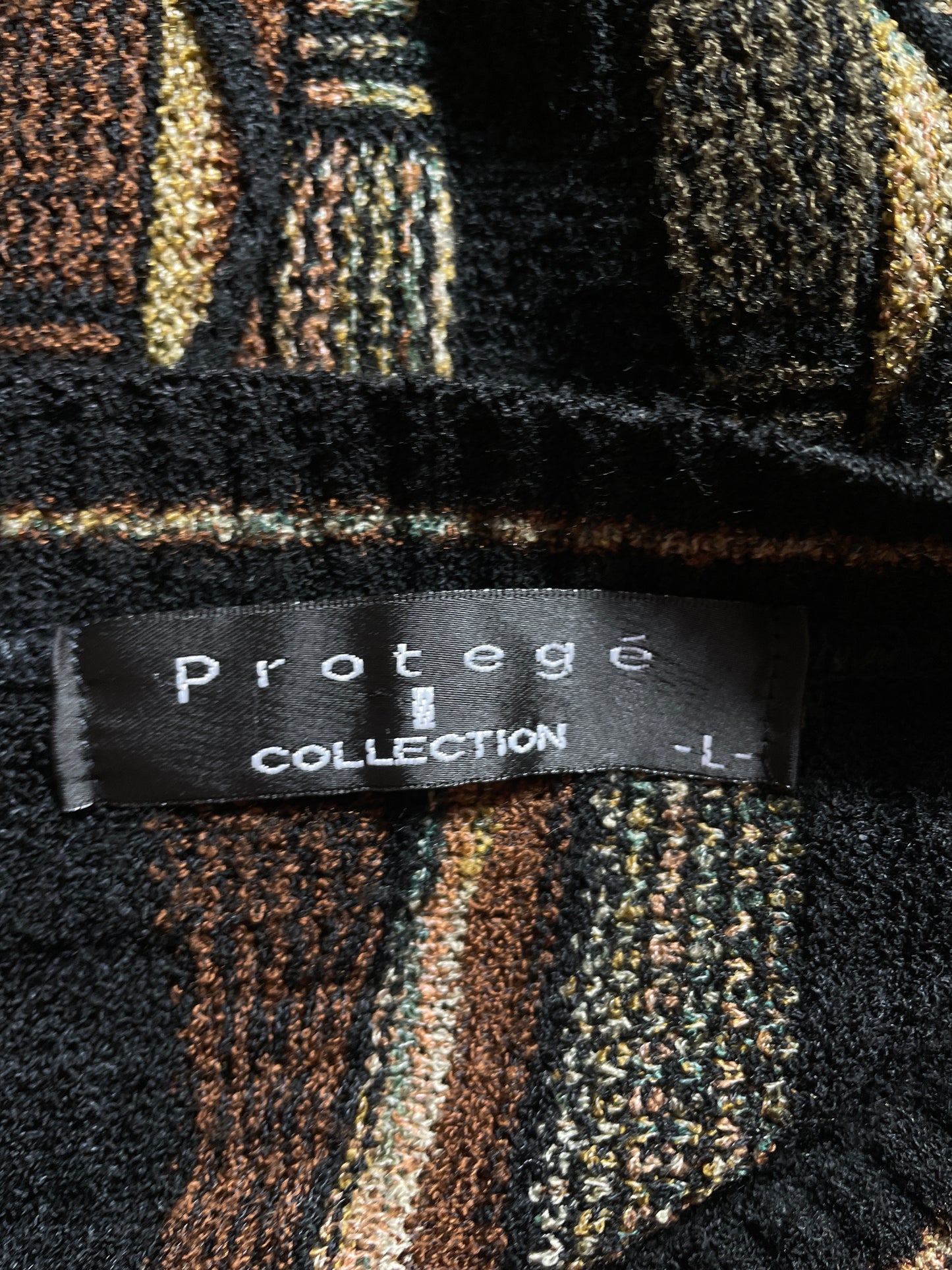 Vintage 3D COOGI-Style Knit Sweater / K955