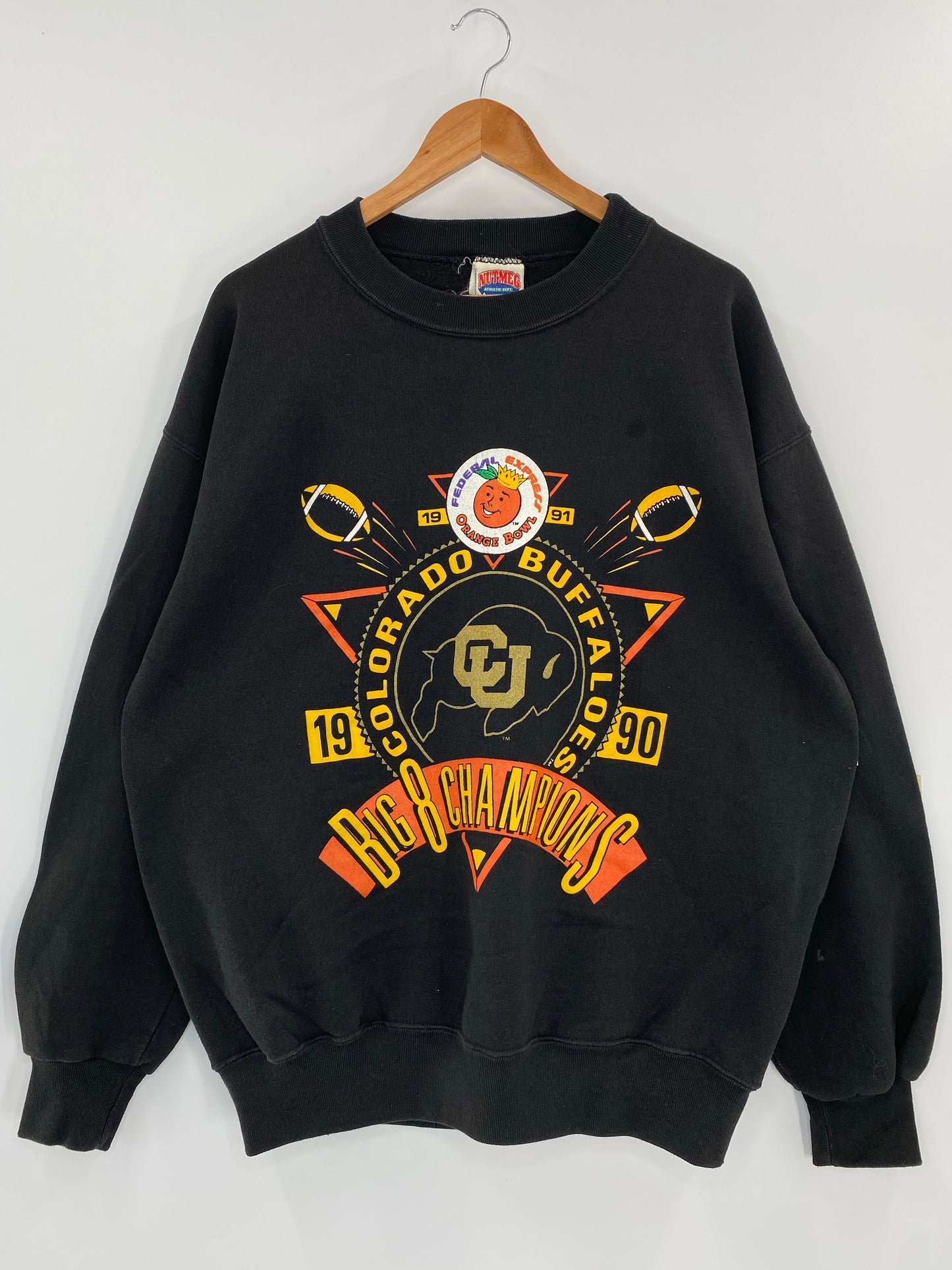 1991' COLORADO BUFFALOES Made in USA Size XL Vintage Sweat-Shirt / K4268