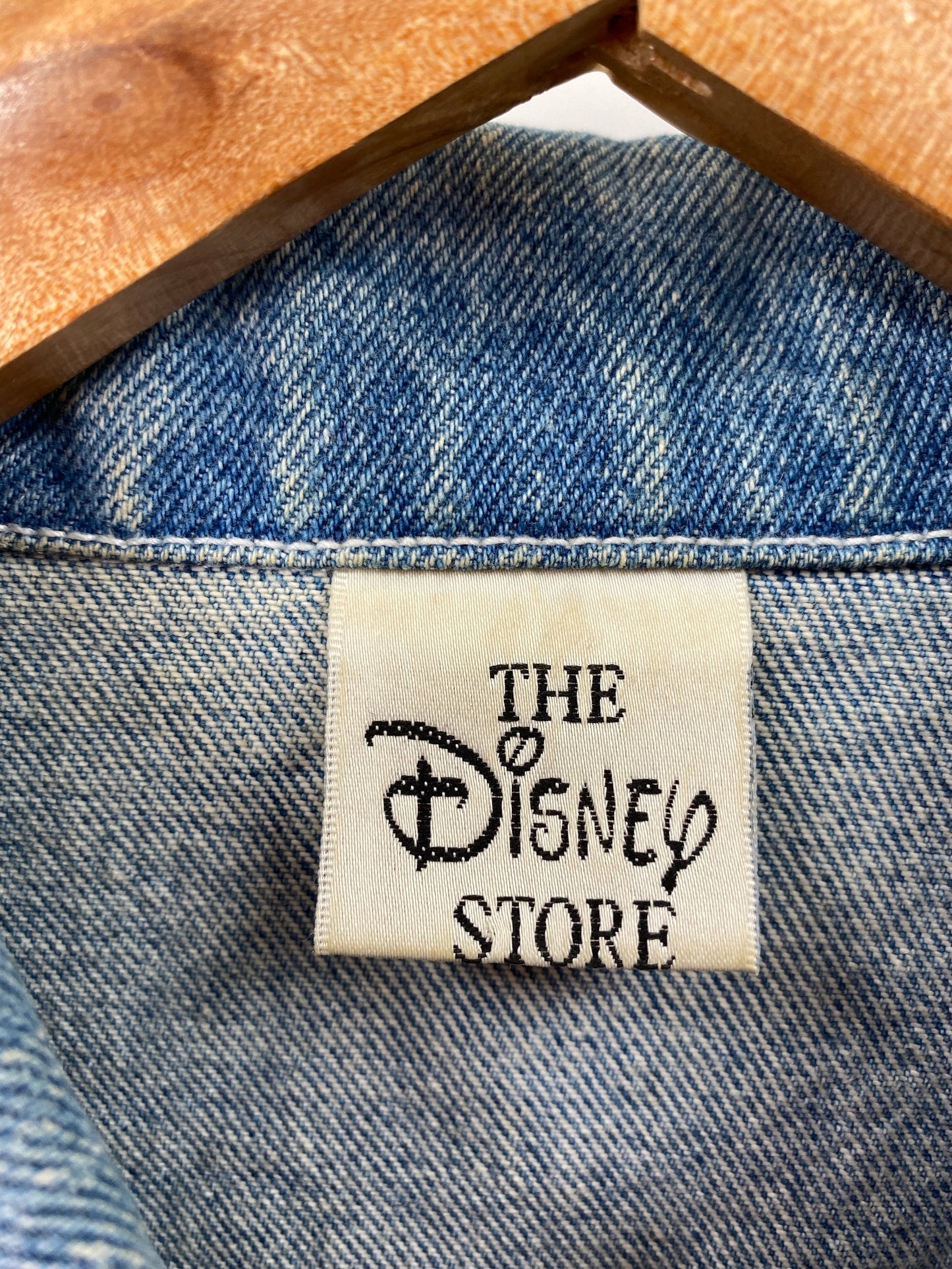 00’ DISNEY Size L Vintage Denim Jacket / E1593J
