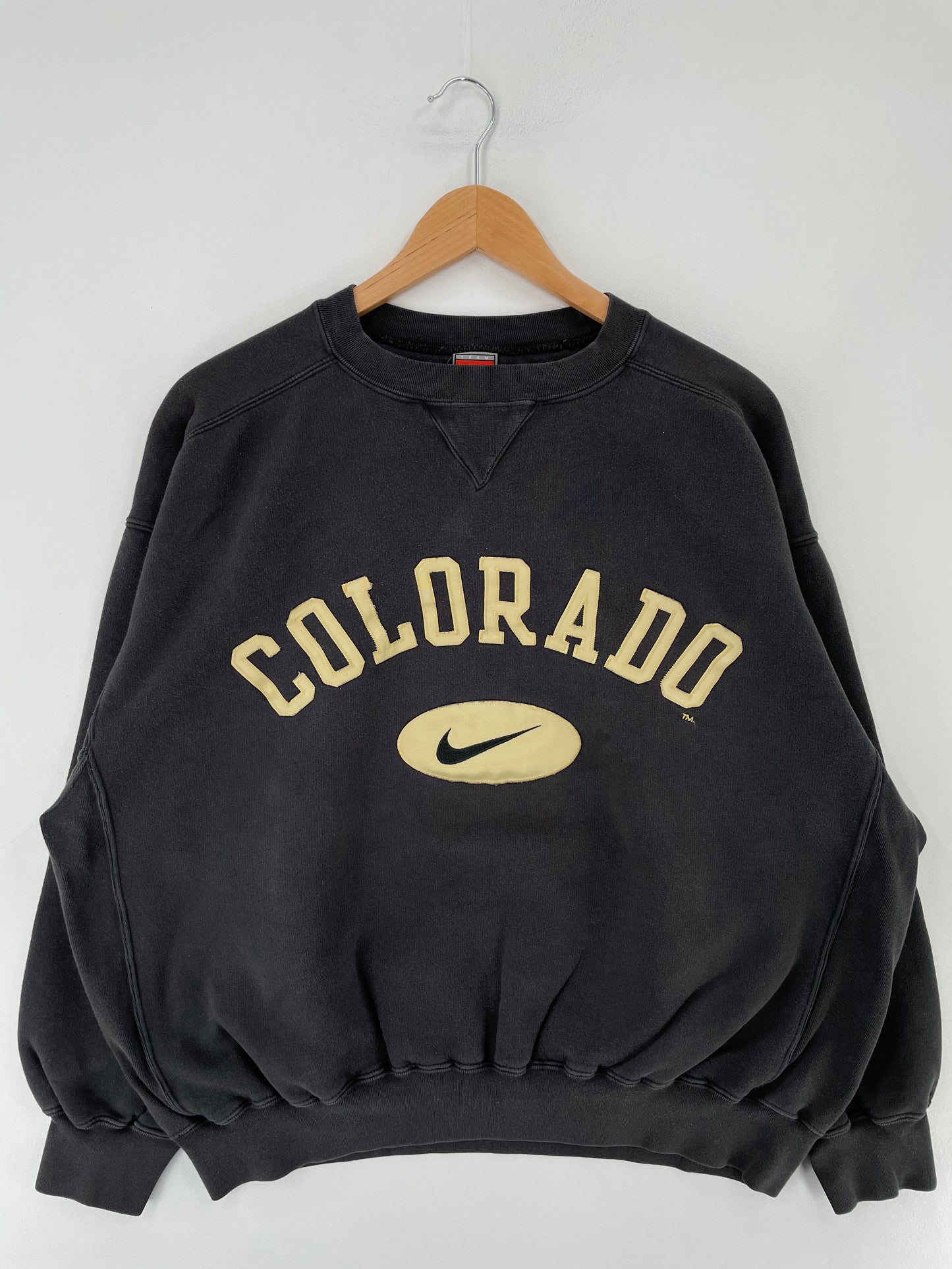 90’s NIKE x COLORADO Size M Vintage College Sweat Shirt / E6718S