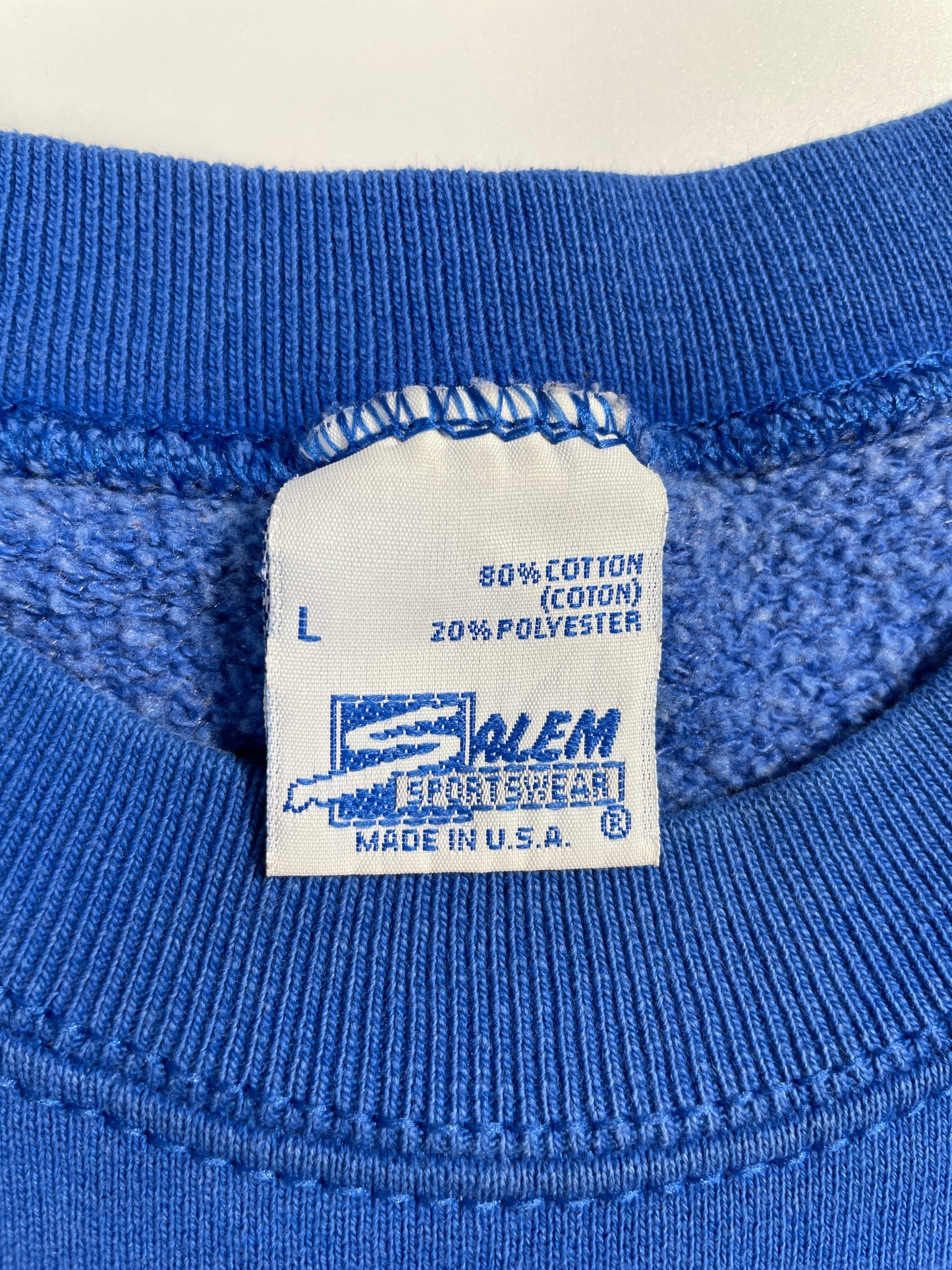 1994 SALEM x DETROIT LIONS Made in USA Size L Vintage NFL Sweat-Shirt / A7822