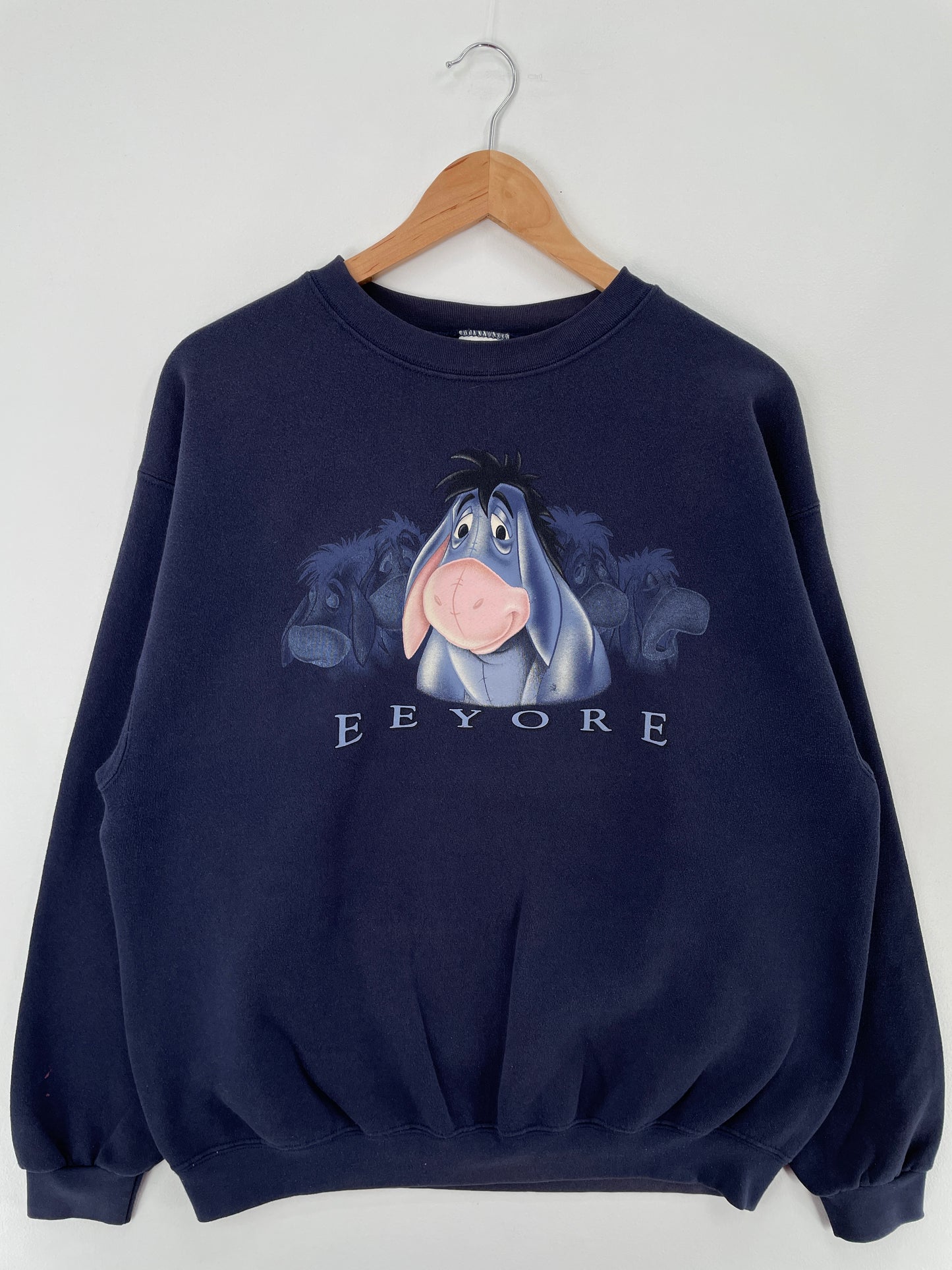 00' DISNEY EEYORE Made in USA Size L Vintage Sweat-shirt / E148