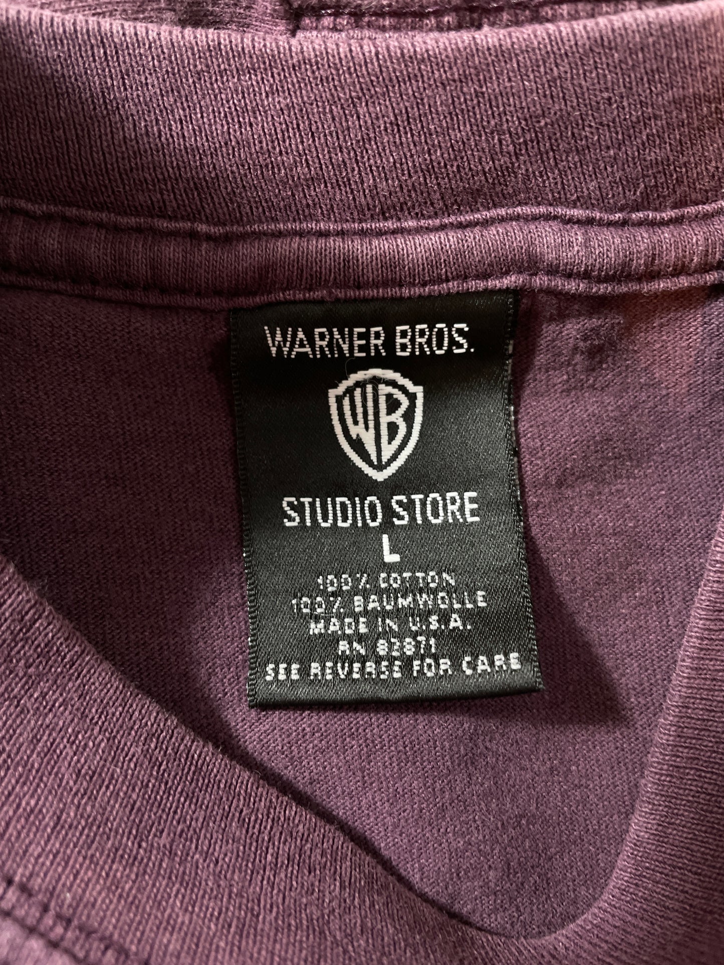1997 WARNER BROS MARVIN THE MARTIAN MADE IN USA Size L Vintage T-shirt / K986