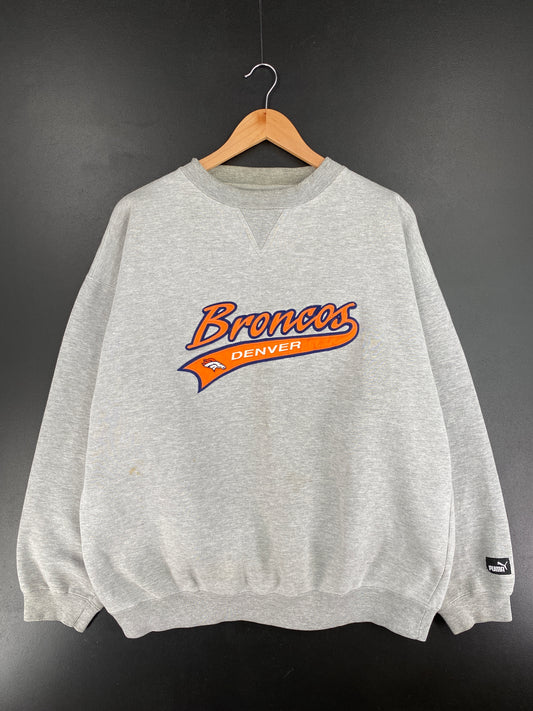 00’ DENVER BRONCOS Size XL NFL Sweat-Shirt / E3374S