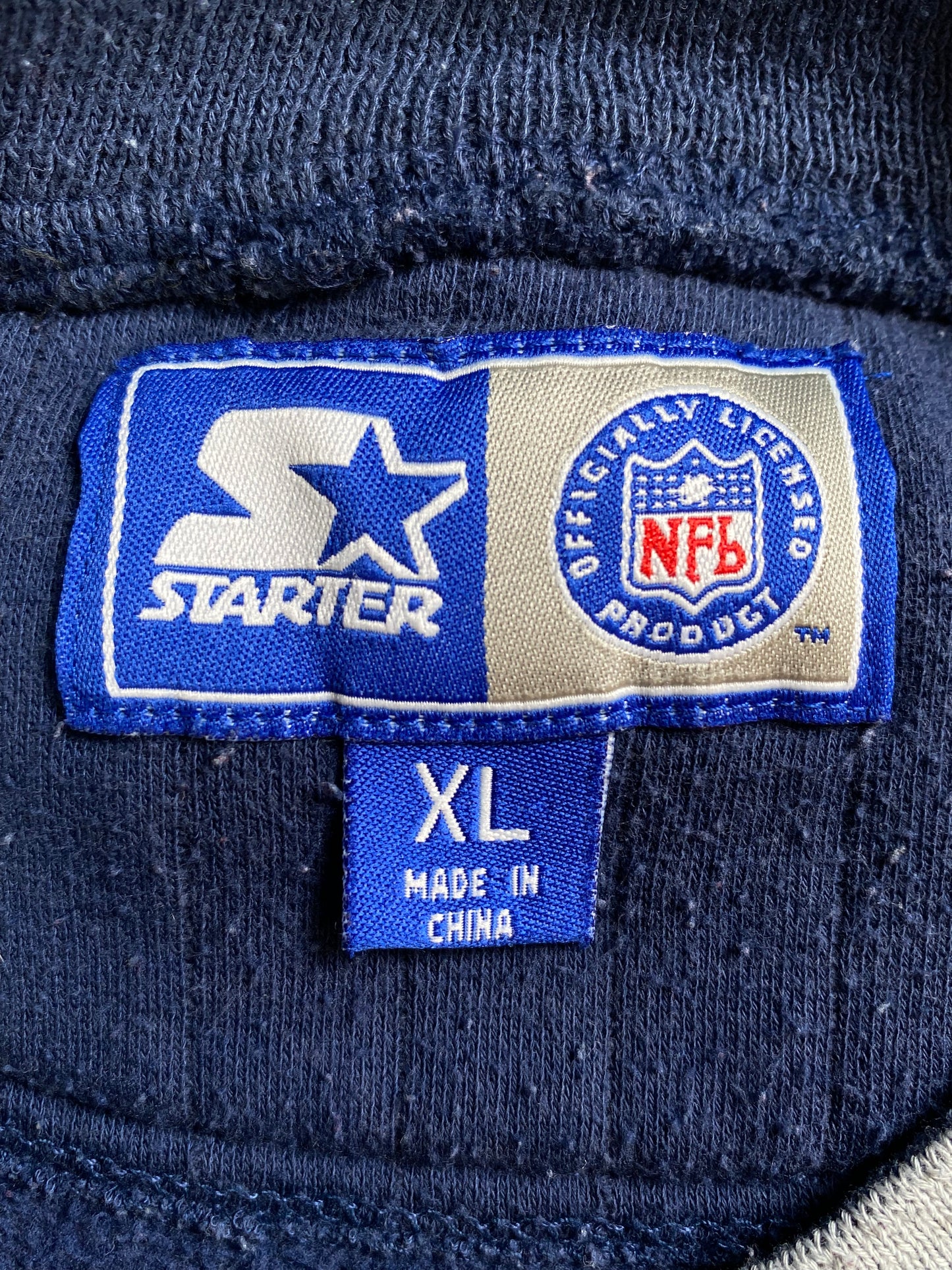 90's STARTER x DALLAS COWBOYS Size XL Vintage NFL Sweat-shirt / A2365