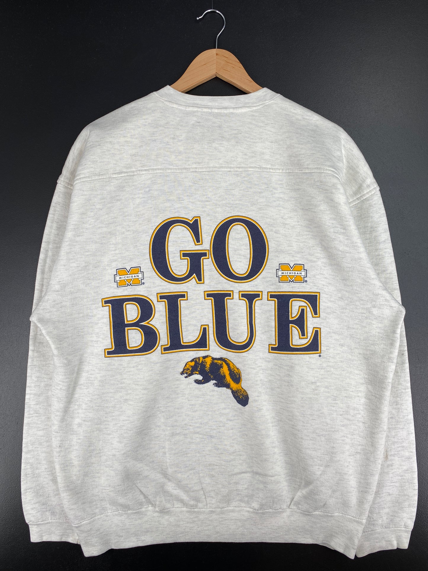 Vintage MICHIGAN Size L College Sweat-Shirt / A3400