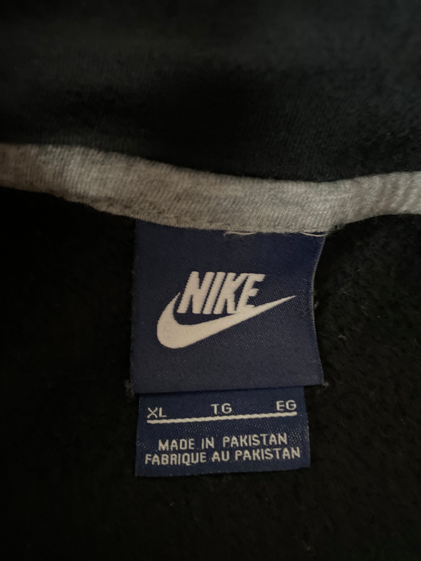 00’ Nike Mini Swoosh Size XL Vintage Hoodie Sweat-Shirt / K59