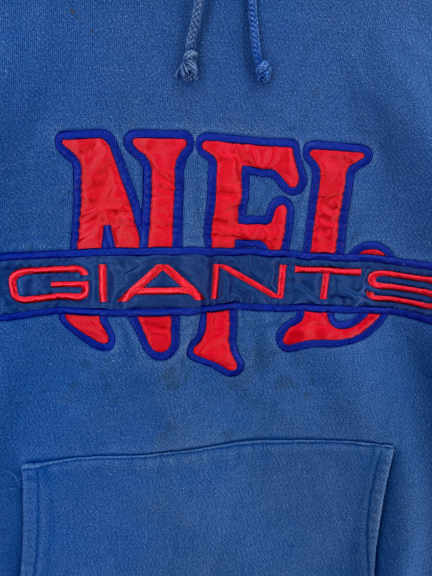 90's NEW YORK GIANTS Made in USA Size XL Vintage NFL Hoodie Sweat-Shirt / E3031S