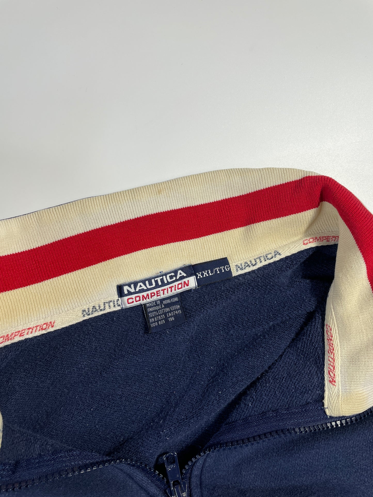 90’s NAUTICA COMPETITION Size XXL Half Zip-up Sweat-Shirt / A7080