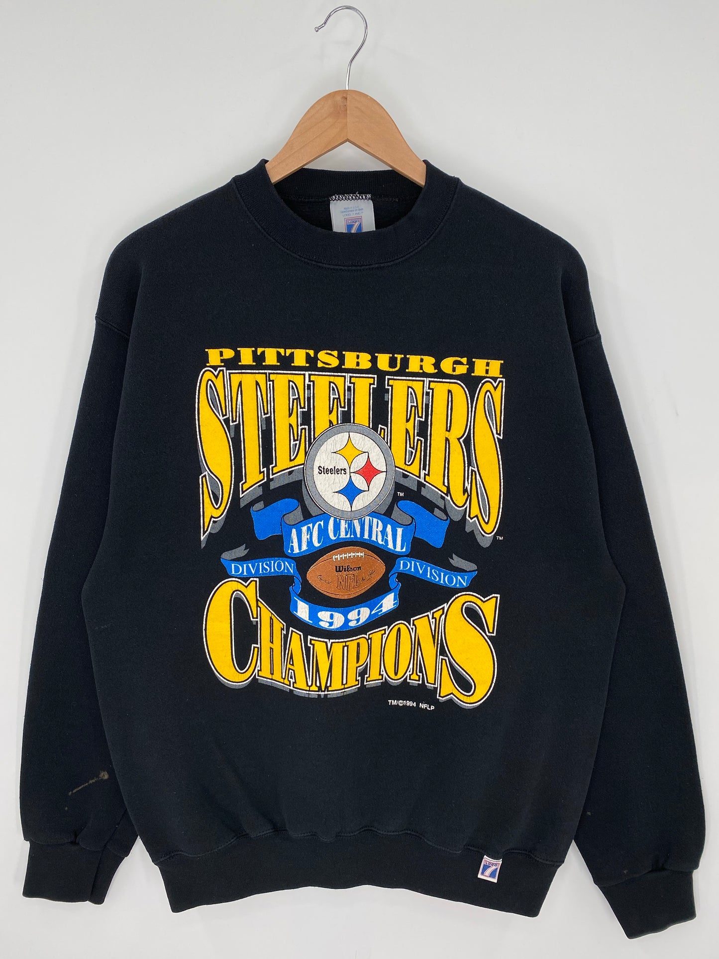 1994 PITTSBURGH STEELERS Made in USA Size L Vintage NFL Sweat-Shirts/ K9341