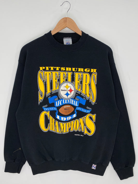 1994 PITTSBURGH STEELERS Made in USA Size L Vintage NFL Sweat-Shirts/ K9341