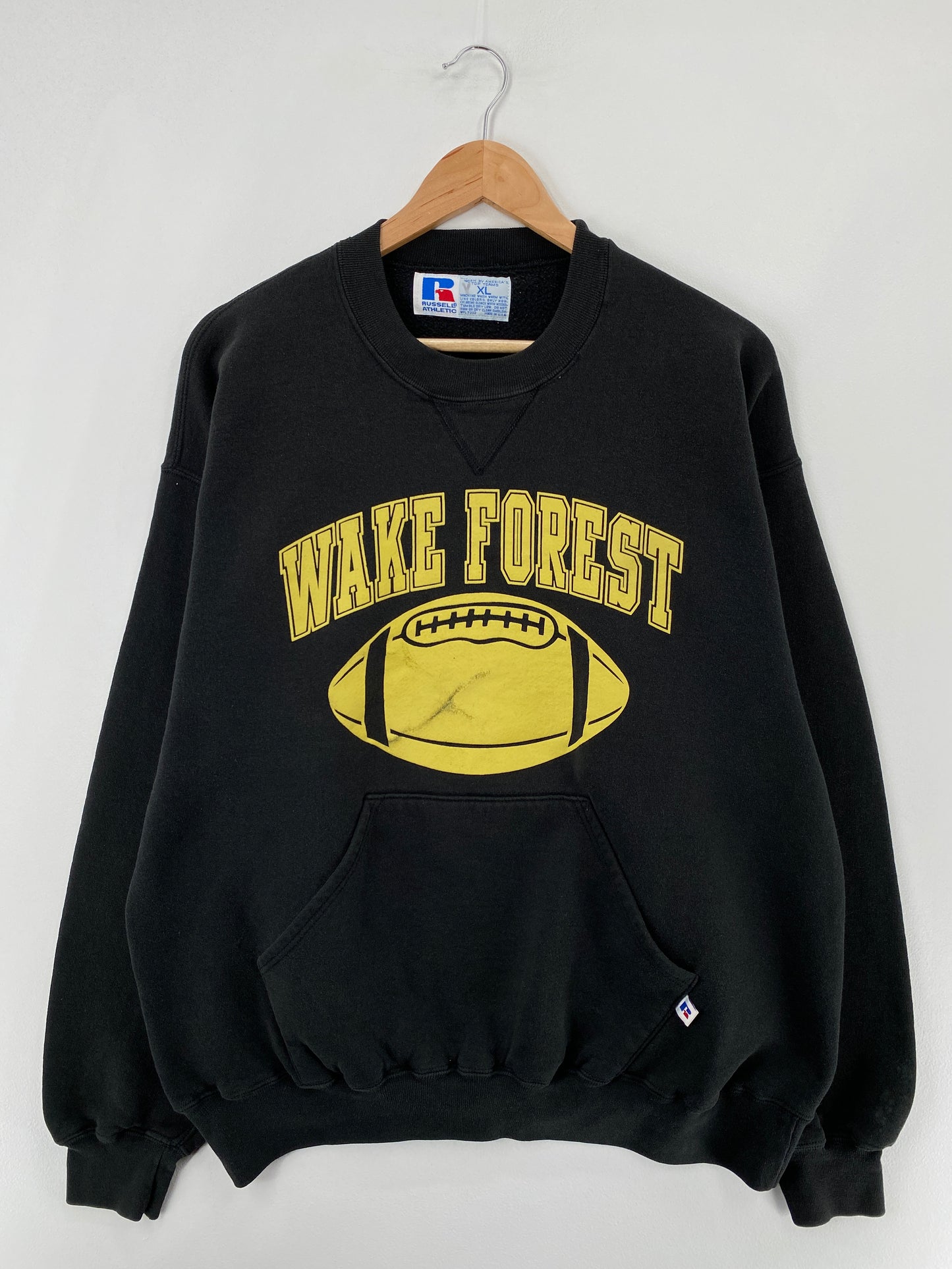 90’s RUSSELL x WAKE FOREST Made in USA Size XL College Sweat-shirt / E2463S