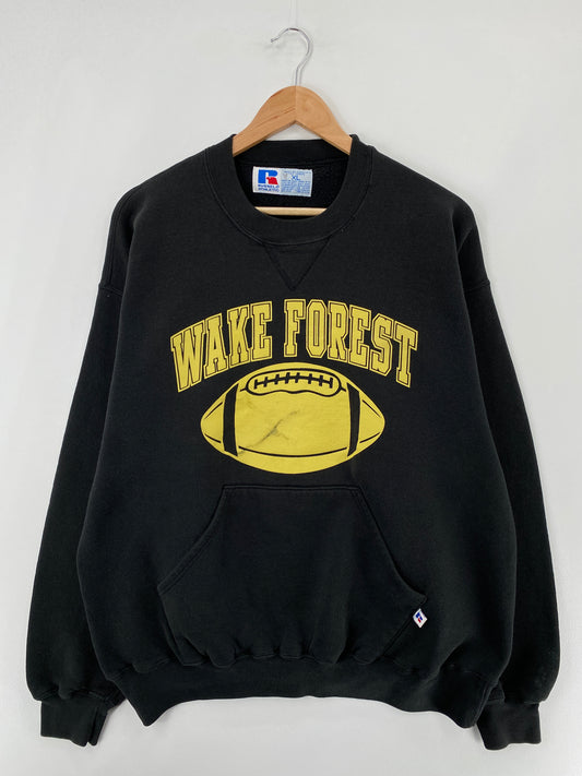 90’s RUSSELL x WAKE FOREST Made in USA Size XL College Sweat-shirt / E2463S