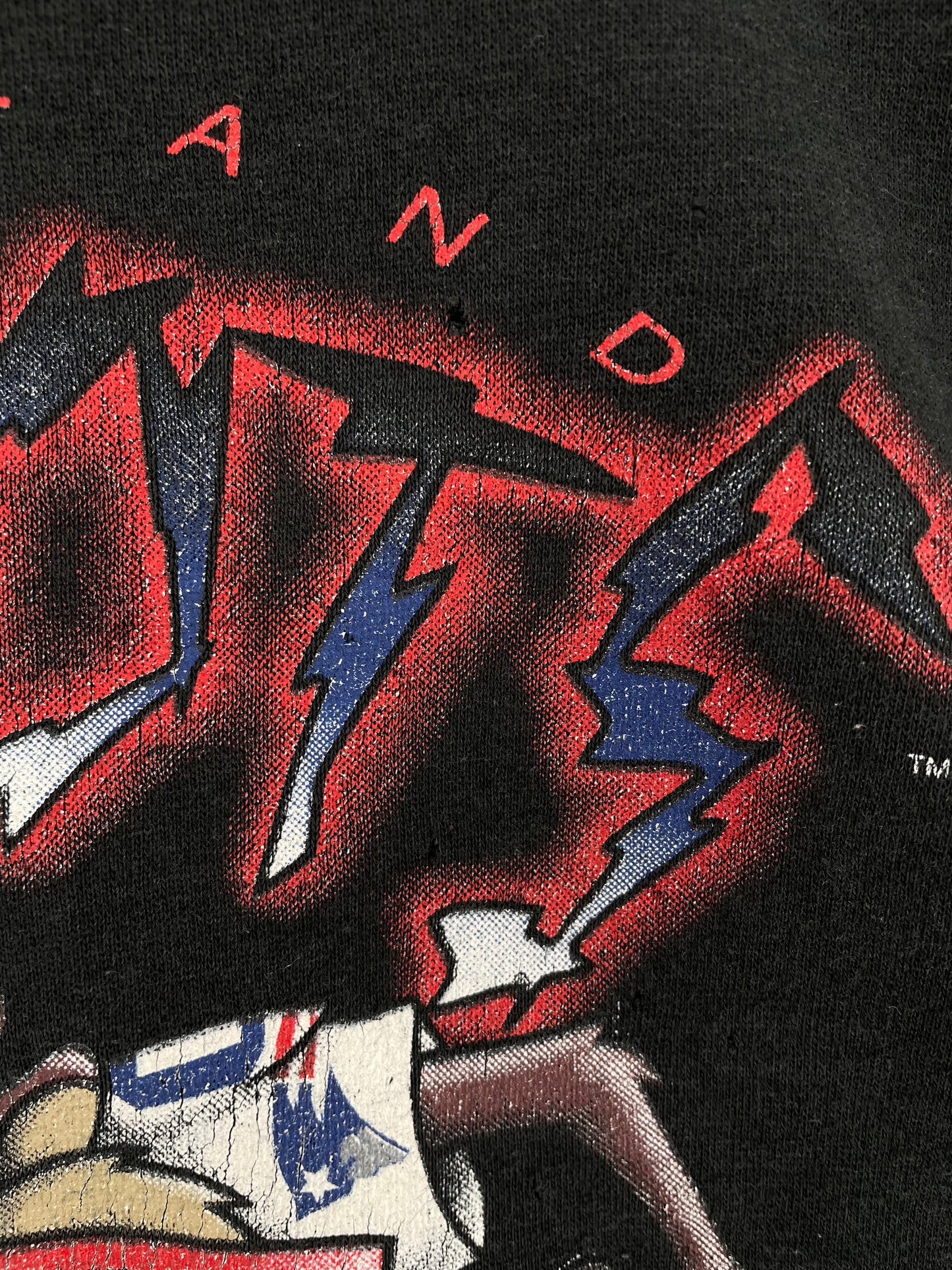 1995 NEW ENGLAND PATRIOTS x LOONEY TUNES Size No Tag(Approx.XL) Vintage Sweat-Shirt / A2721