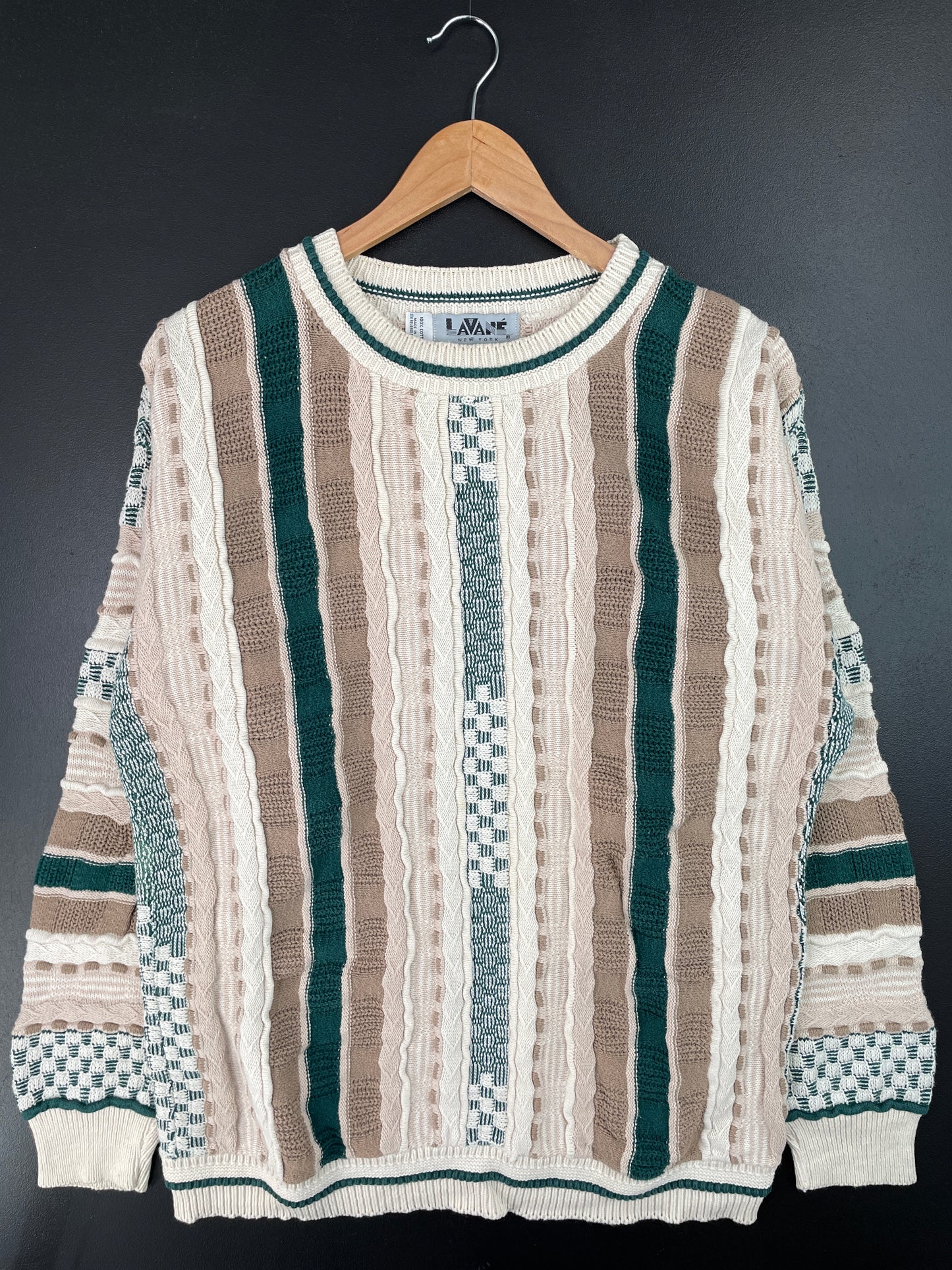 Vintage 3D COOGI- Style Made in USA Size No tag (Approx.M) Knit Sweater / A8947