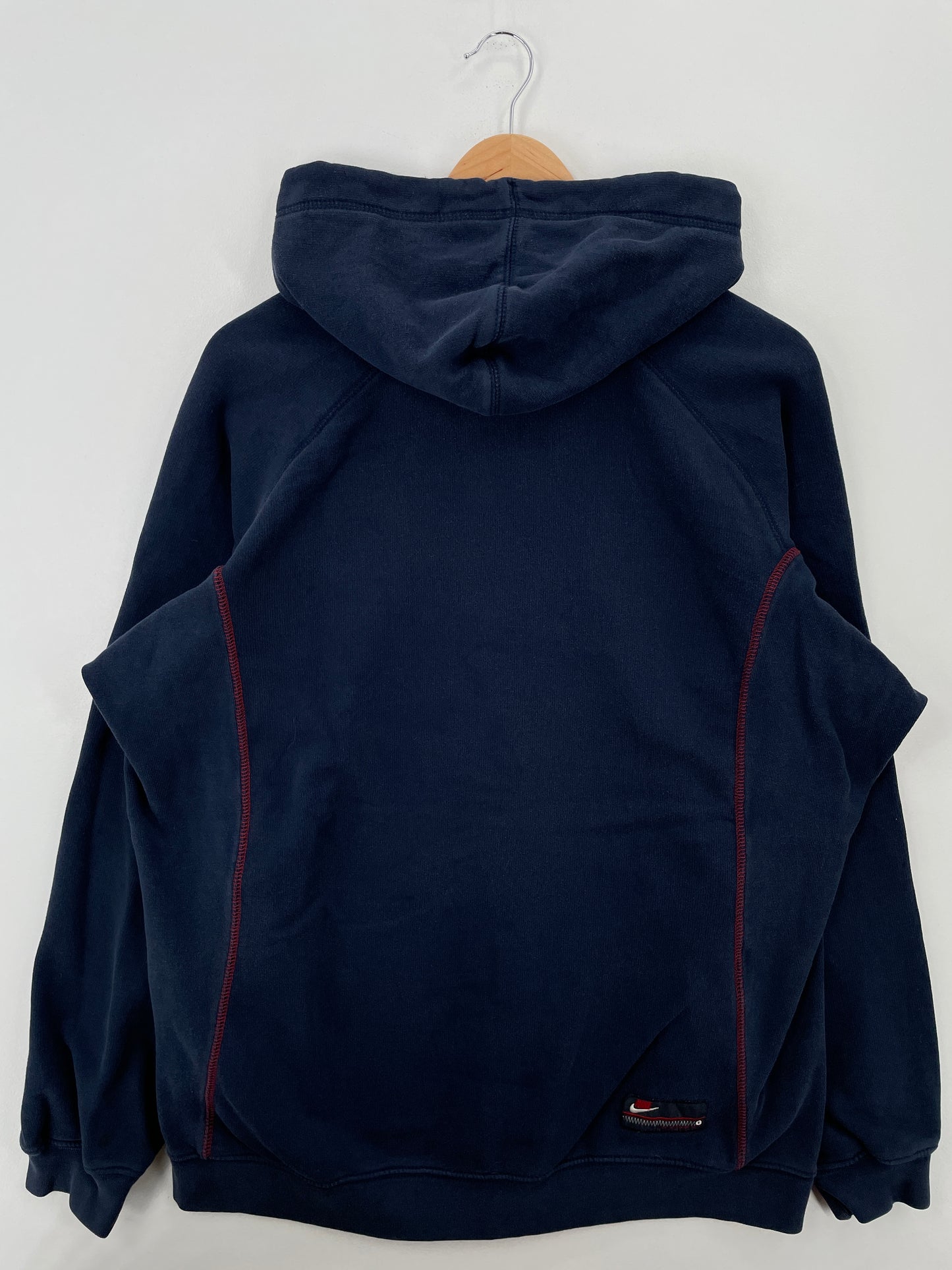 00' NIKE Size XL Vintage Hoodie Zip-up Sweat-Shirt / A6822