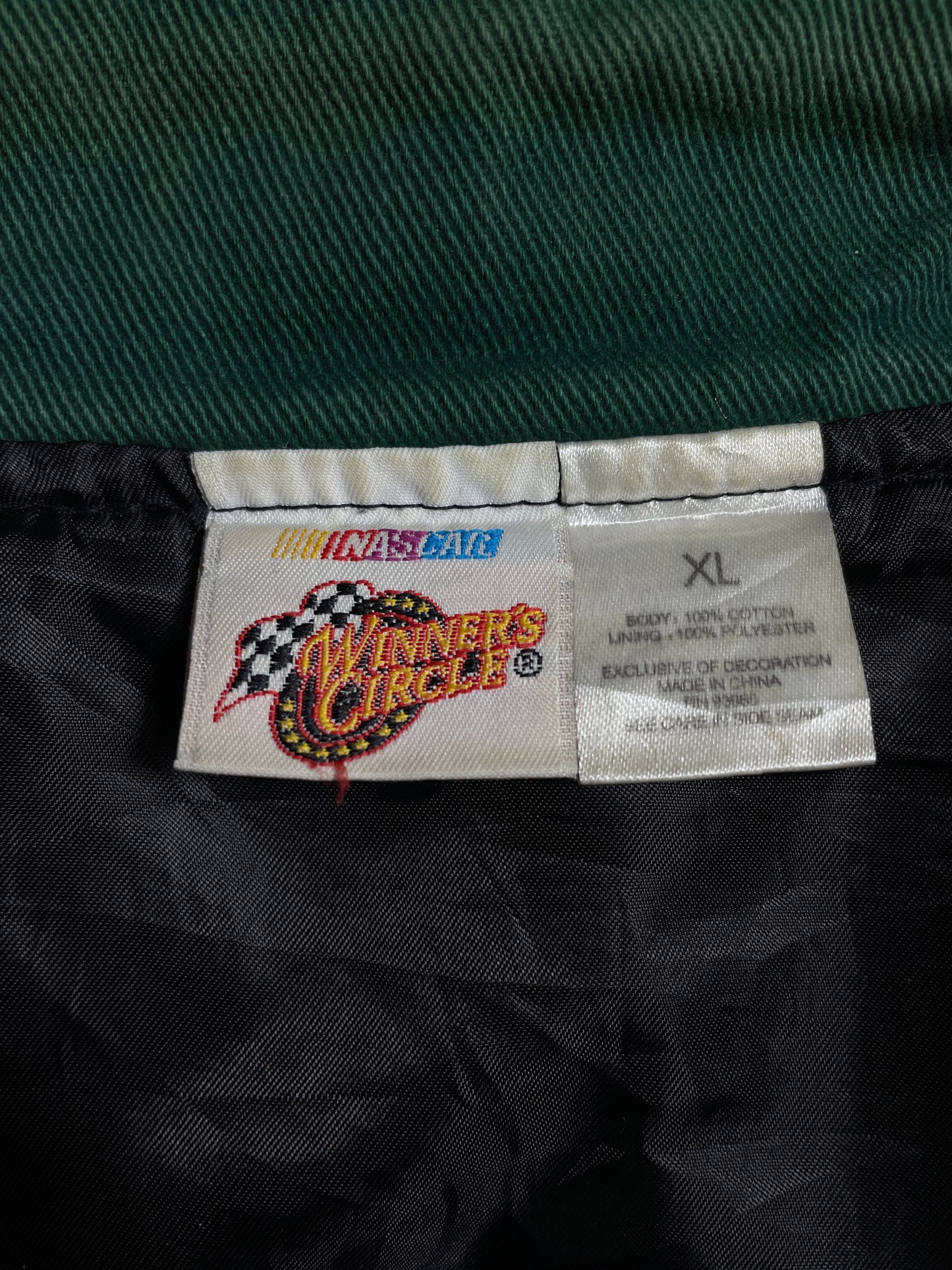 Vintage NASCAR AMP ENERGY Size XL Racnig Jacket / E3952J