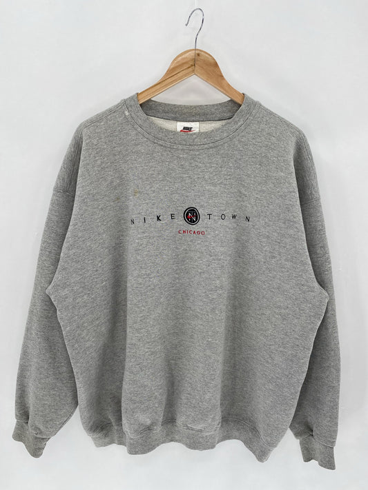 90’s NIKE TOWN Size XL Made in USA Vintage Sweat-shirt/ K5165