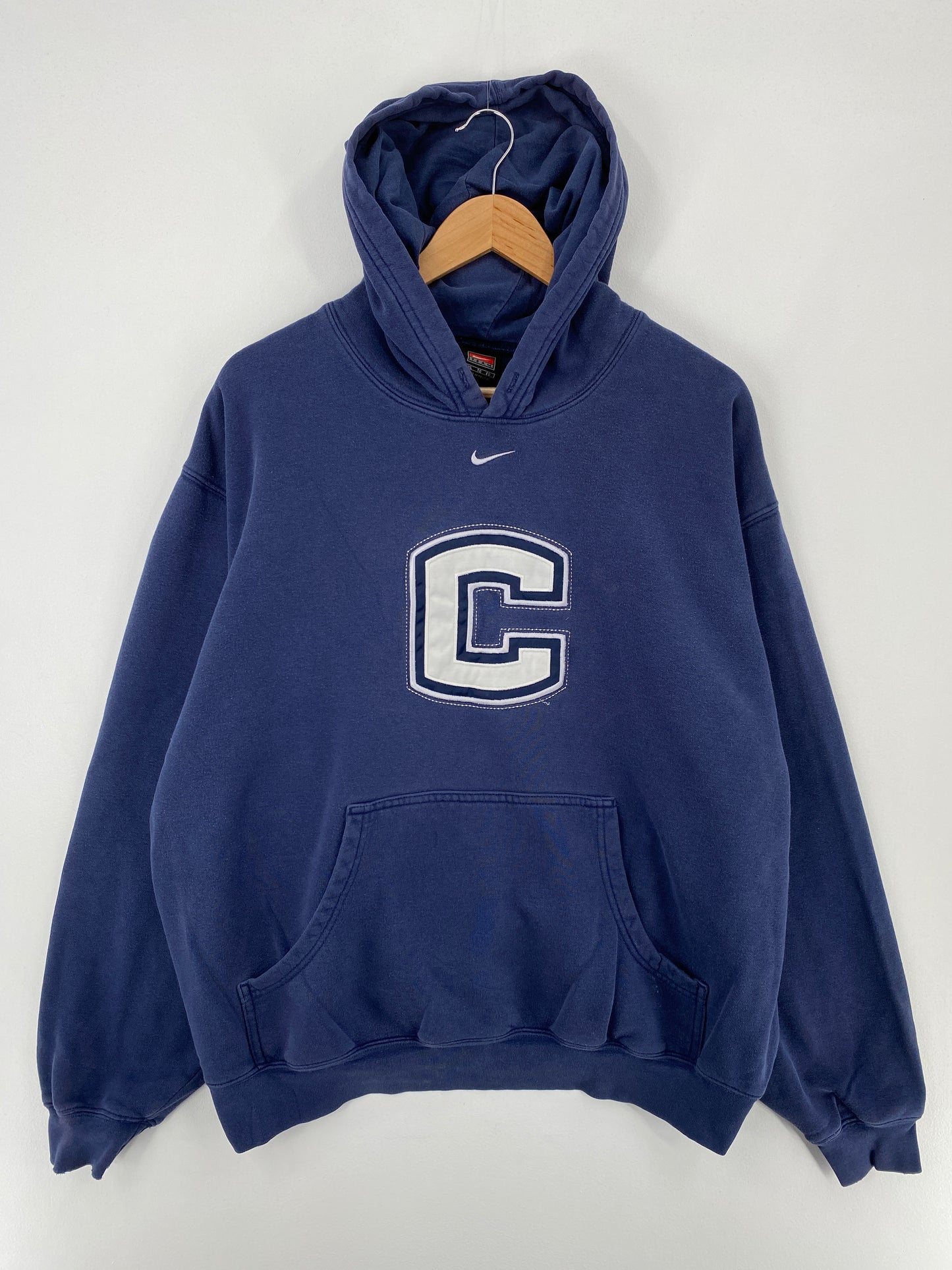 00' NIKE x UCONN Size XL Vintage College Hoodie Sweat-Shirt / E264