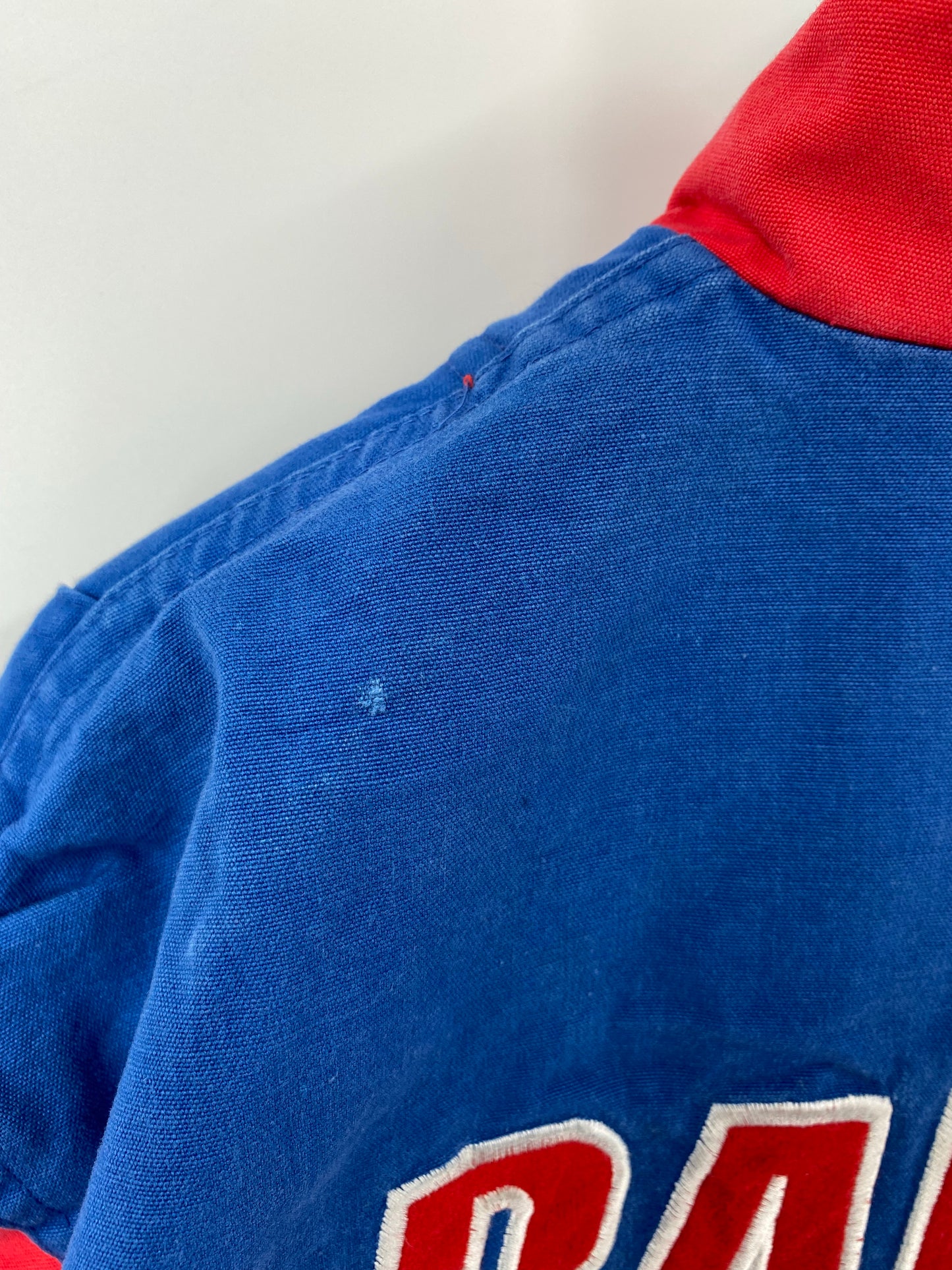 90’s STARTER x NEW YORK RANGERS Size L NHL Cotton Jacket Outerwear / K4378