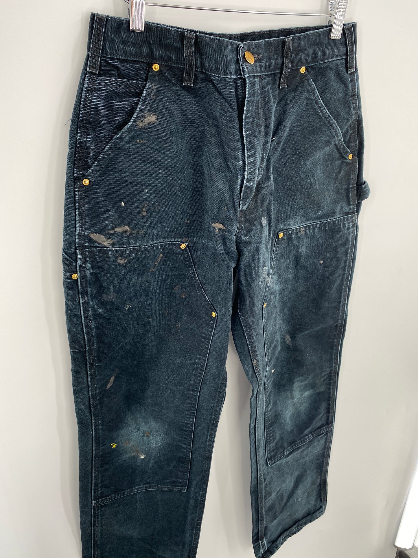 Vintage CARHARTT Size W29xL30 Vintage Double Knee Duck Pants / A4404