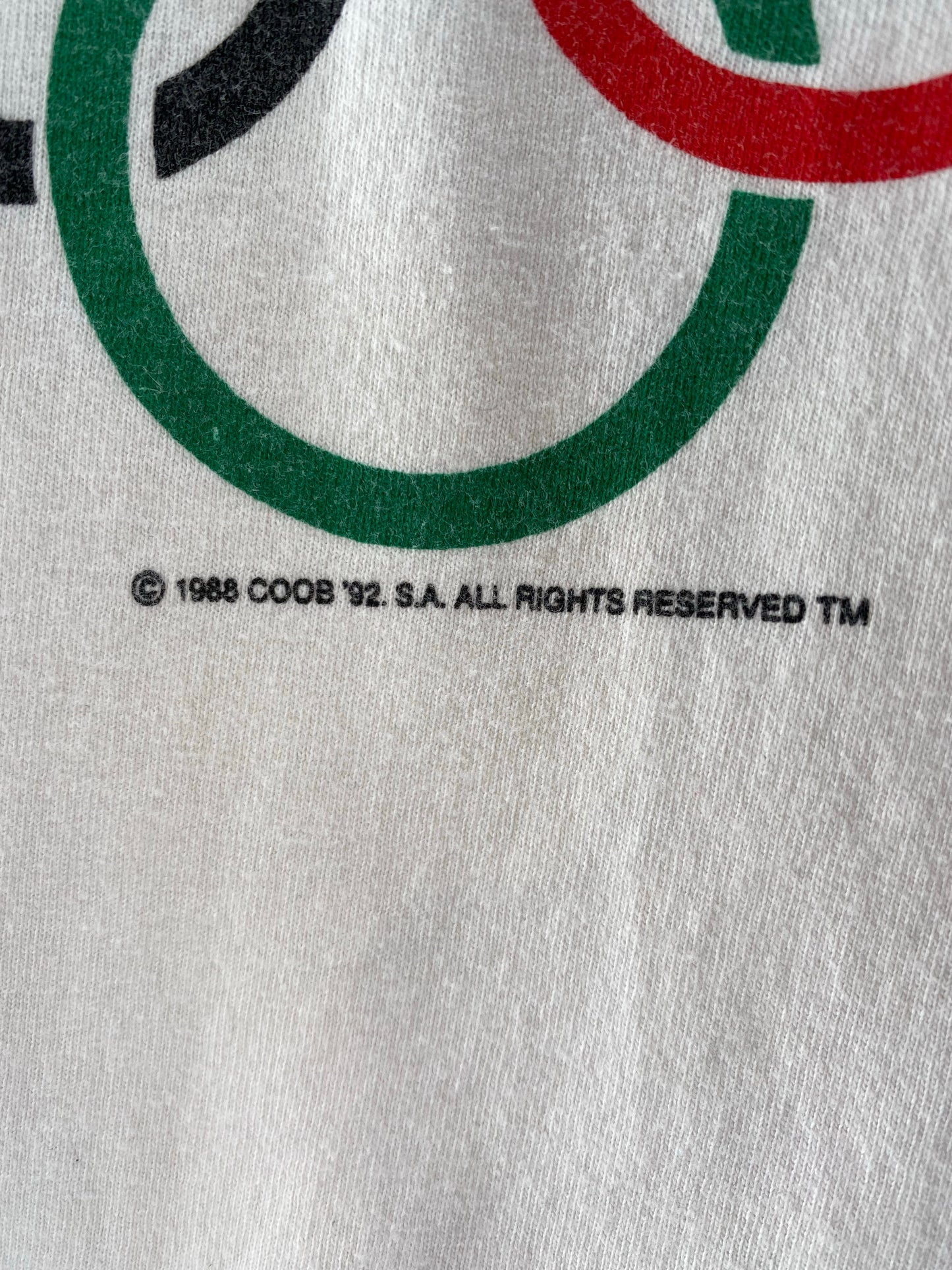 1992 BARCELONA OLYMPICS Size L Vintage T-Shirts / K6478