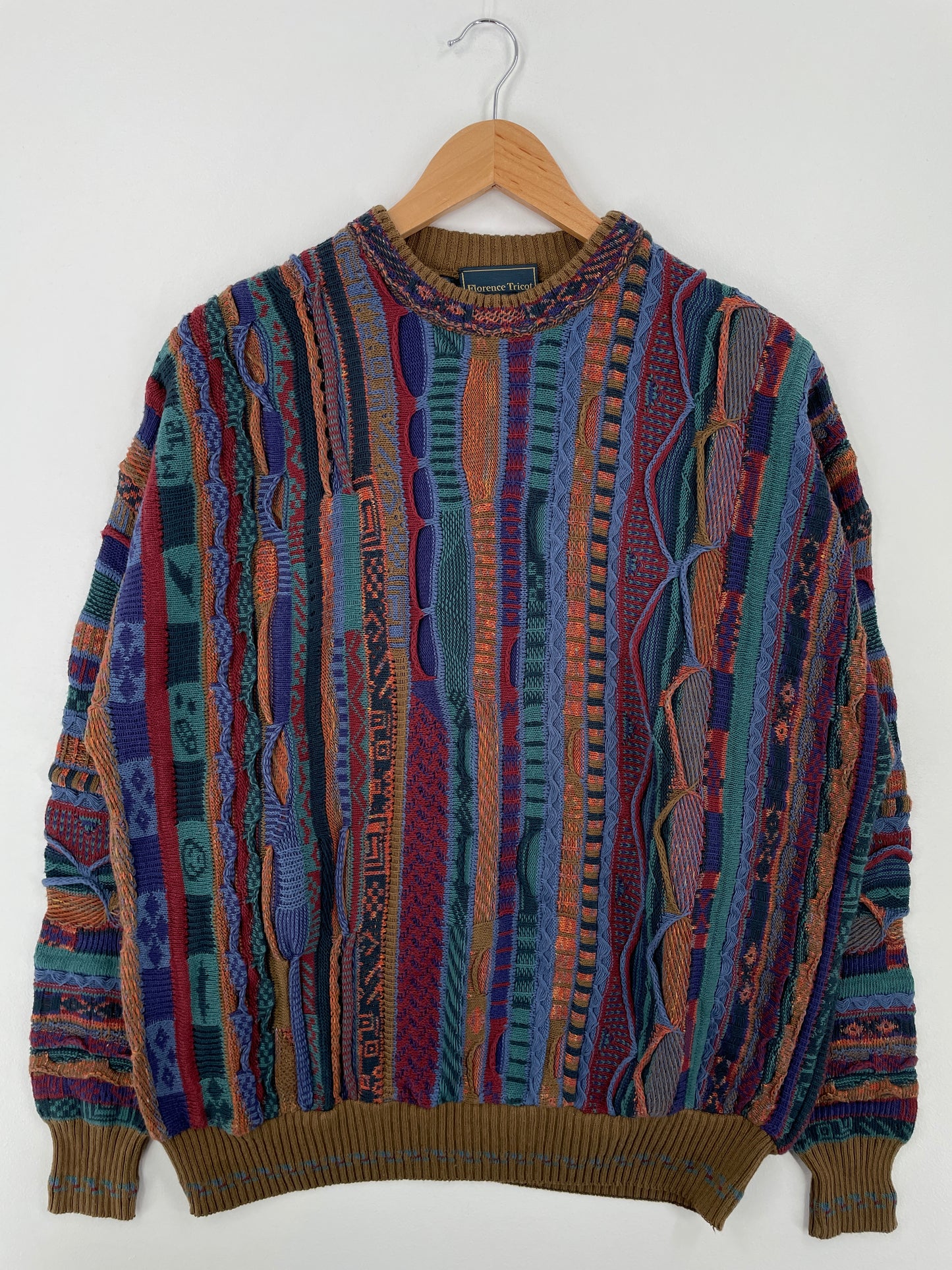 Vintage 3D COOGI- Style Size XL Knit Sweater / A8687