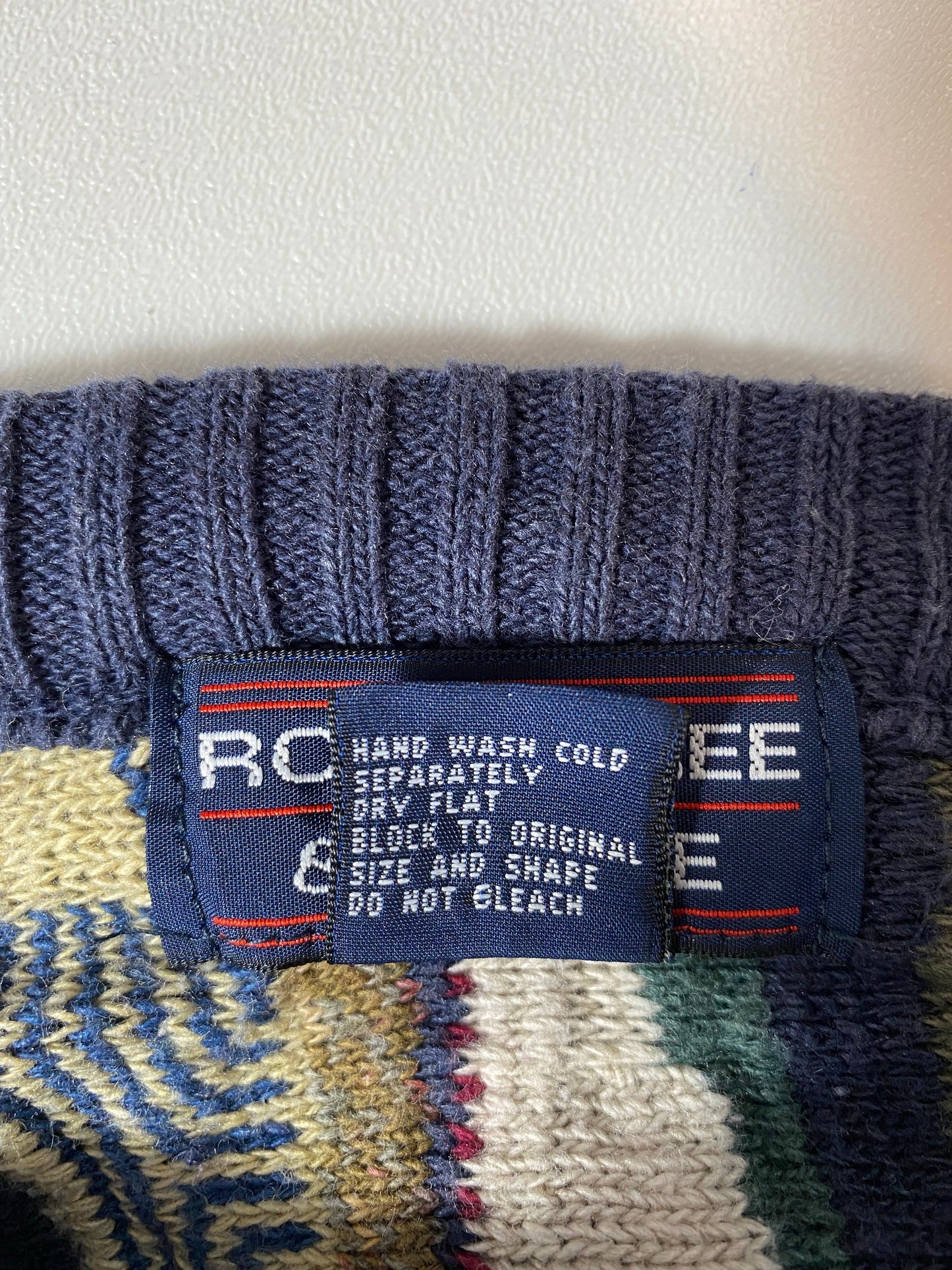 Vintage 3D COOGI- Style Size M Knit Sweater / K4228