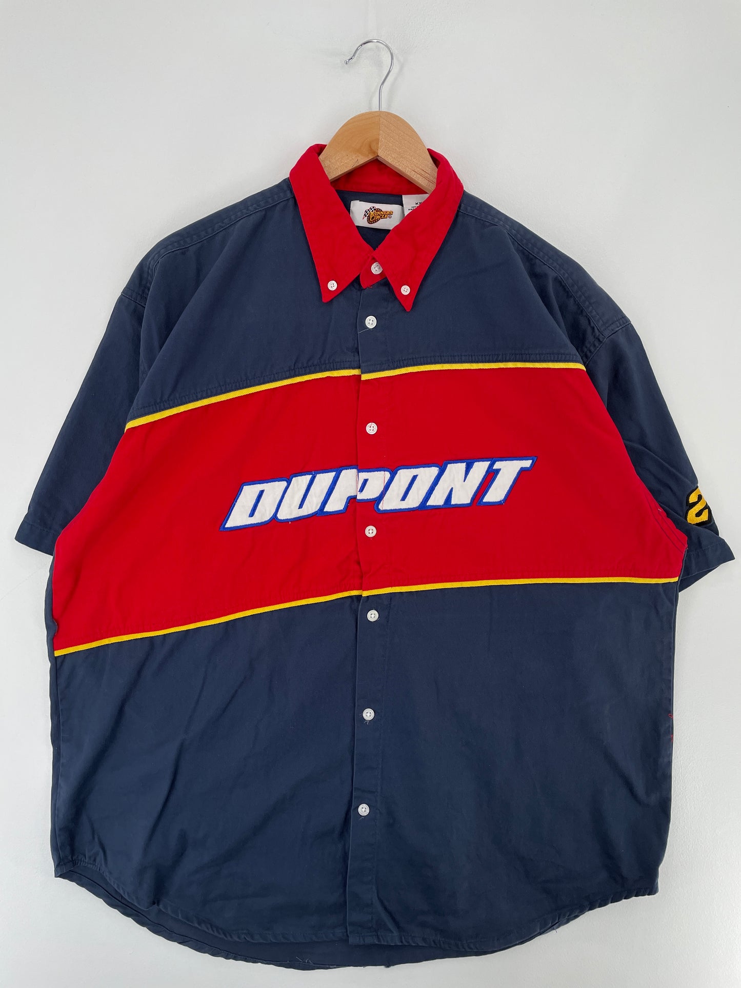.Vintage DUPONT JEFF GORDON Size XXL Racing Button Down Shirt / E5504B
