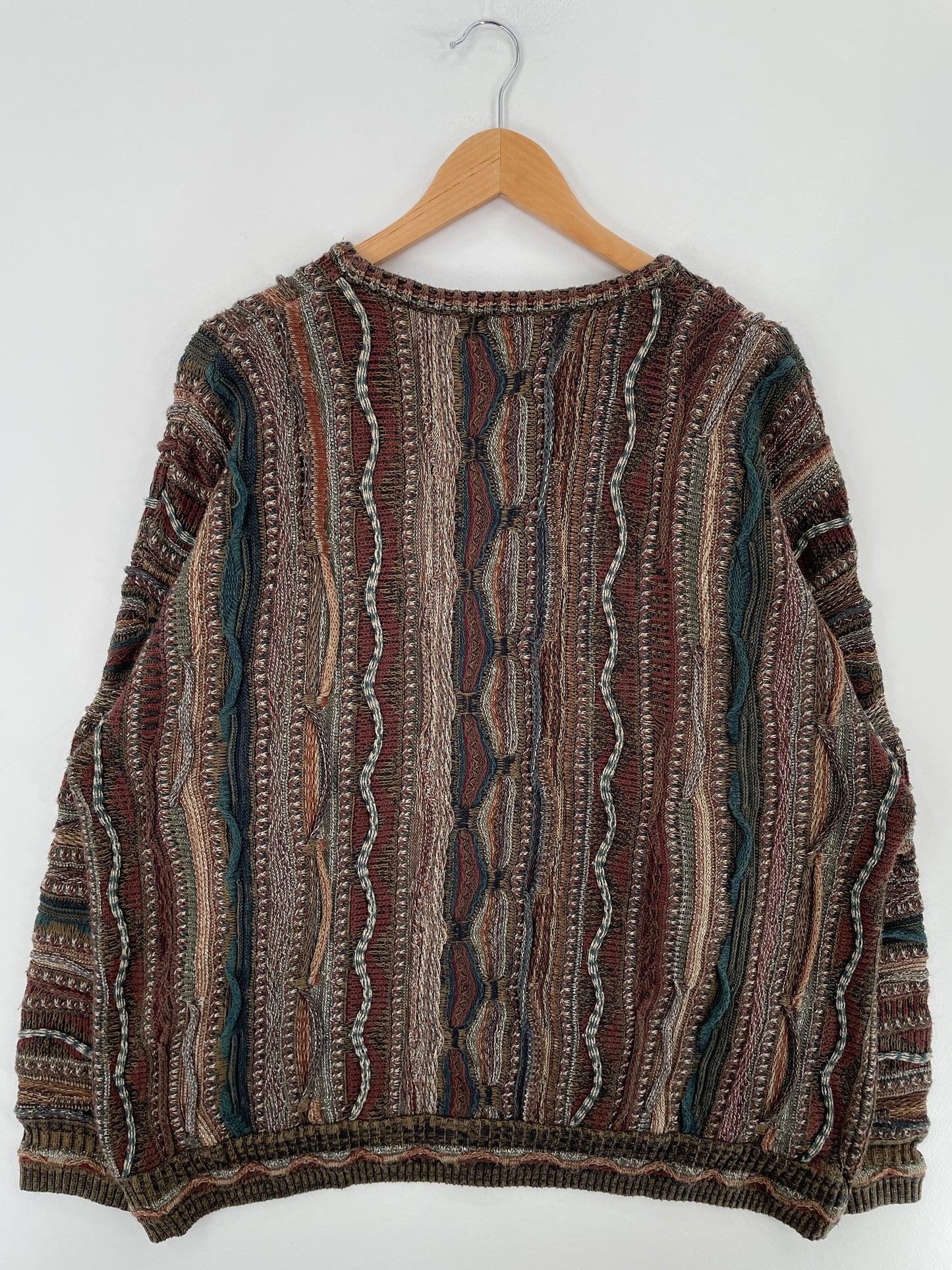Vintage COOGI Style Size Approx.XL Acrylic Knit Sweater / E4571K