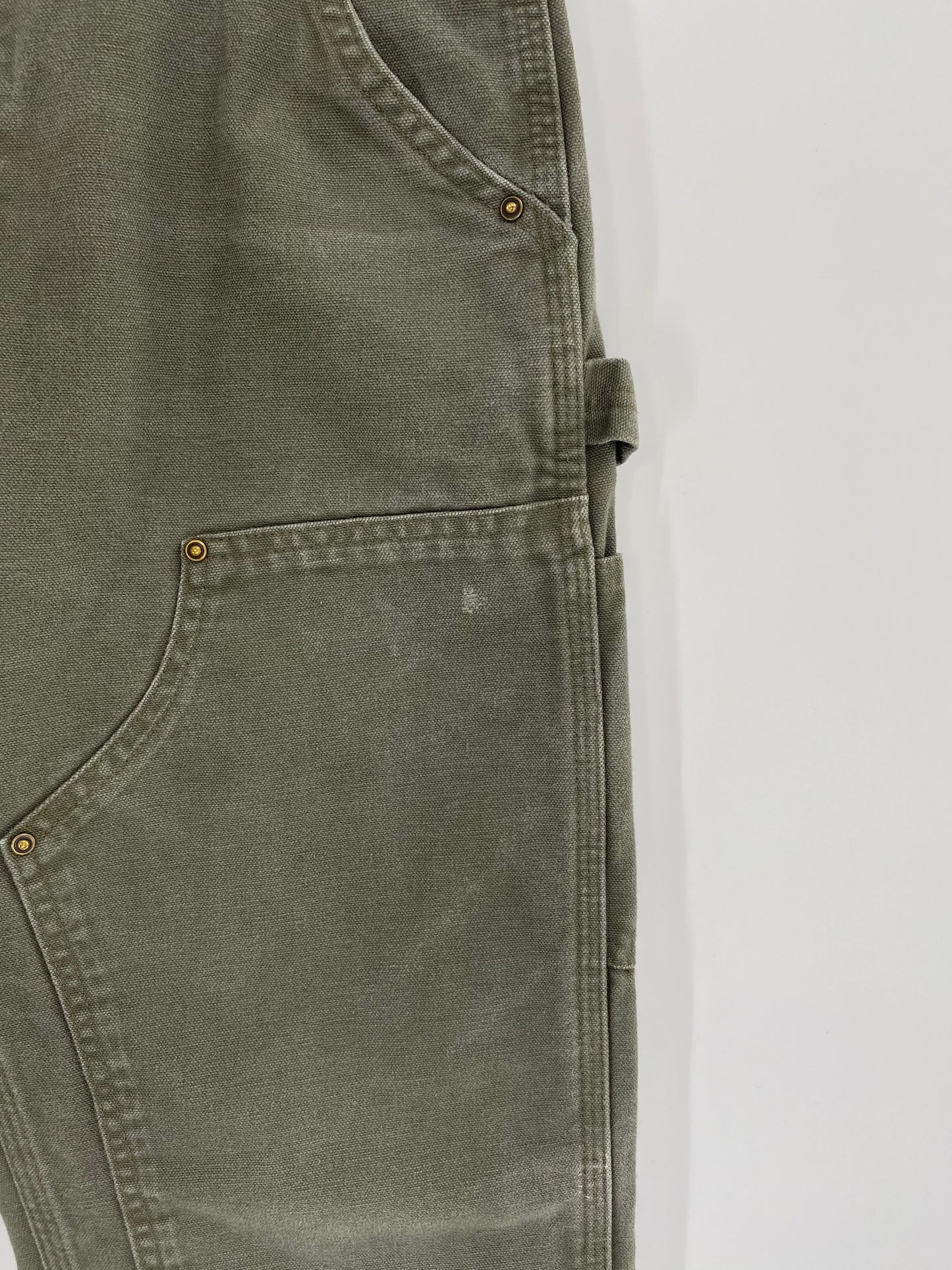 Vintage CARHARTT Size W29xL31.5 Double Knee Duck Pants / A1087