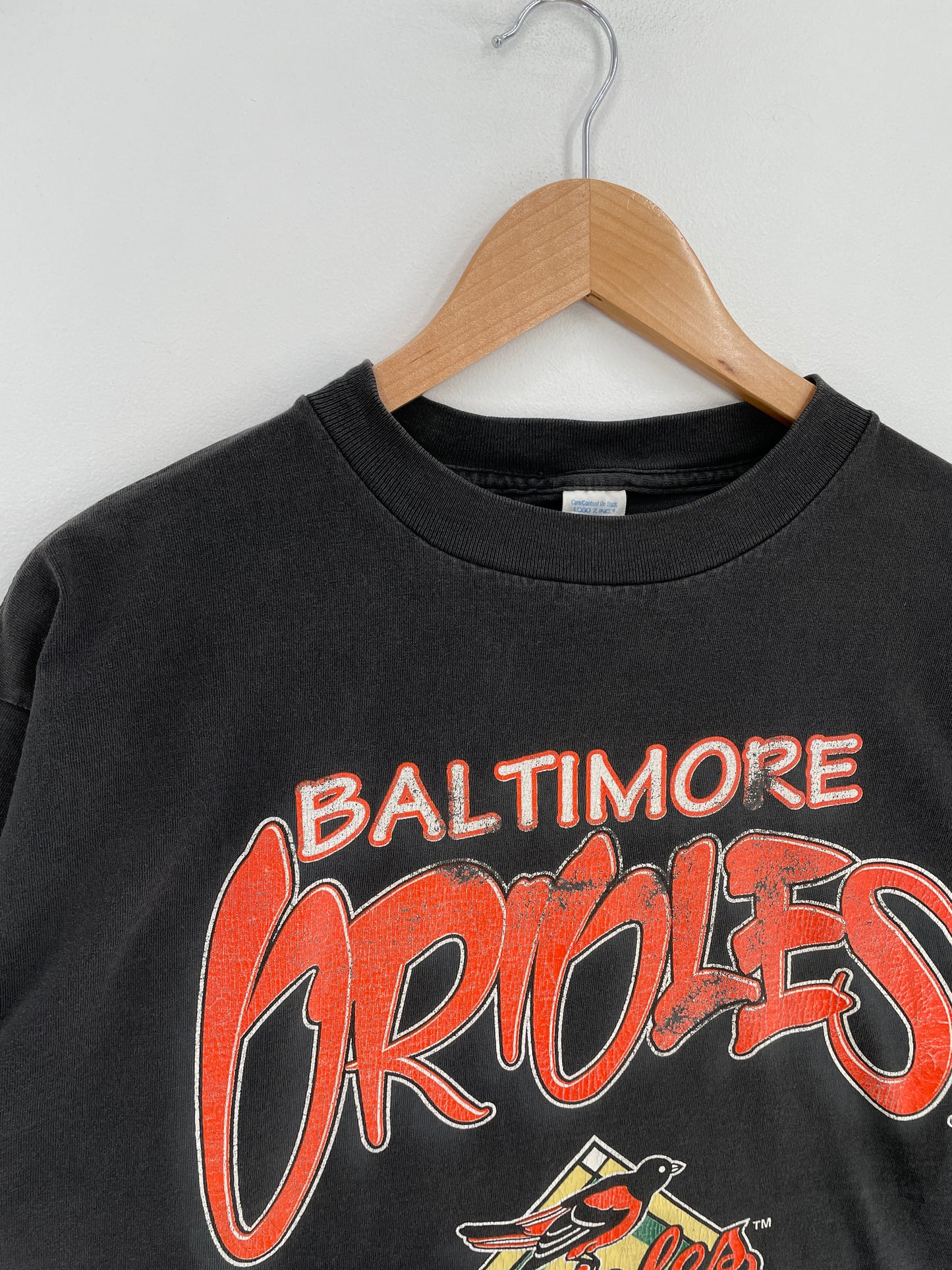 1997 BALTIMORE ORIOLES Size XL Vintage MLB T-Shirt / E5174T