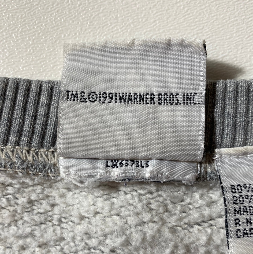 1991 LOONEY TUNES Size XL Vintage Sweat-Shirt / E308