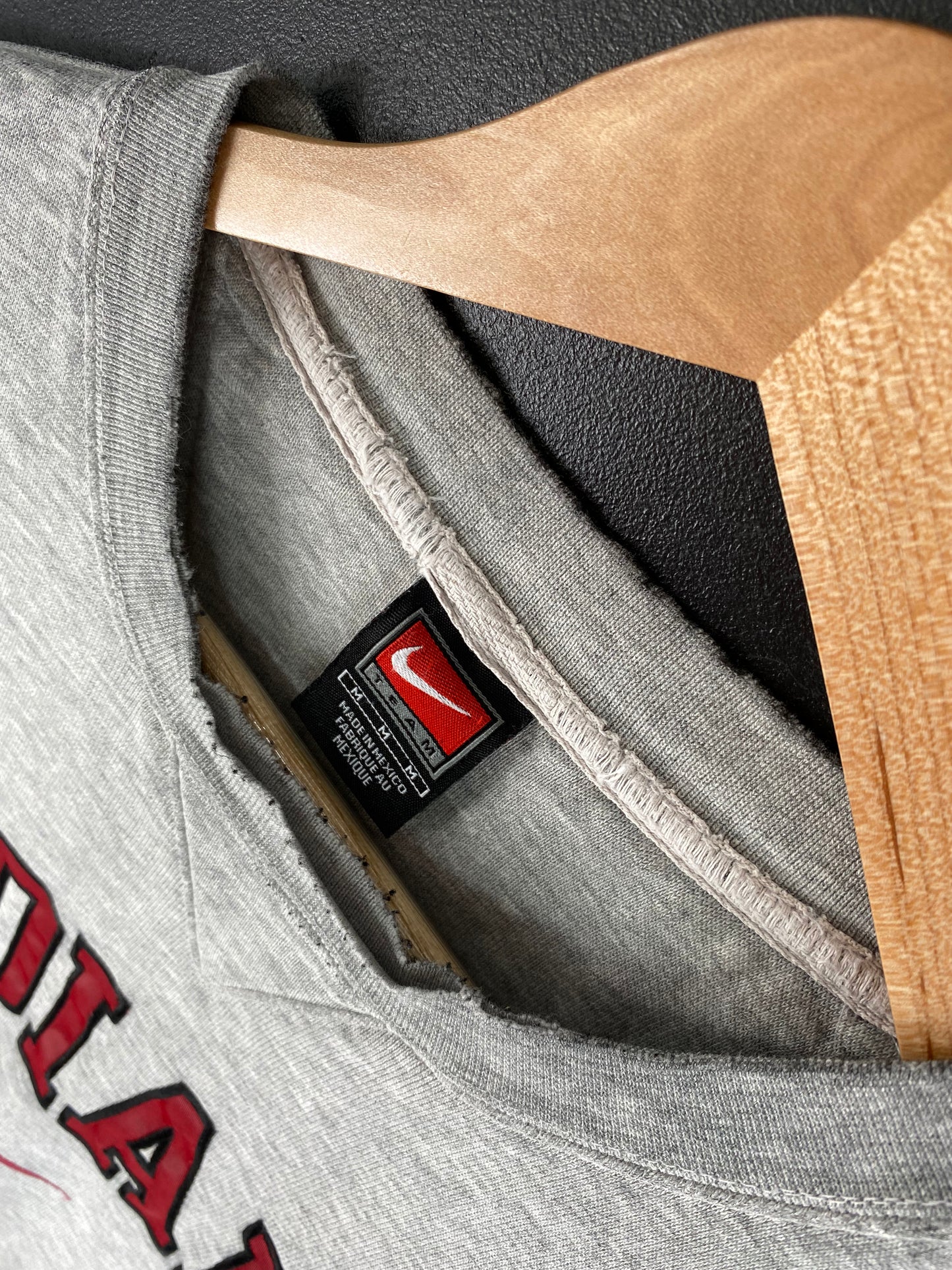 00' NIKE x INDIANA Size M Vintage College Sweat-Shirt / A3274