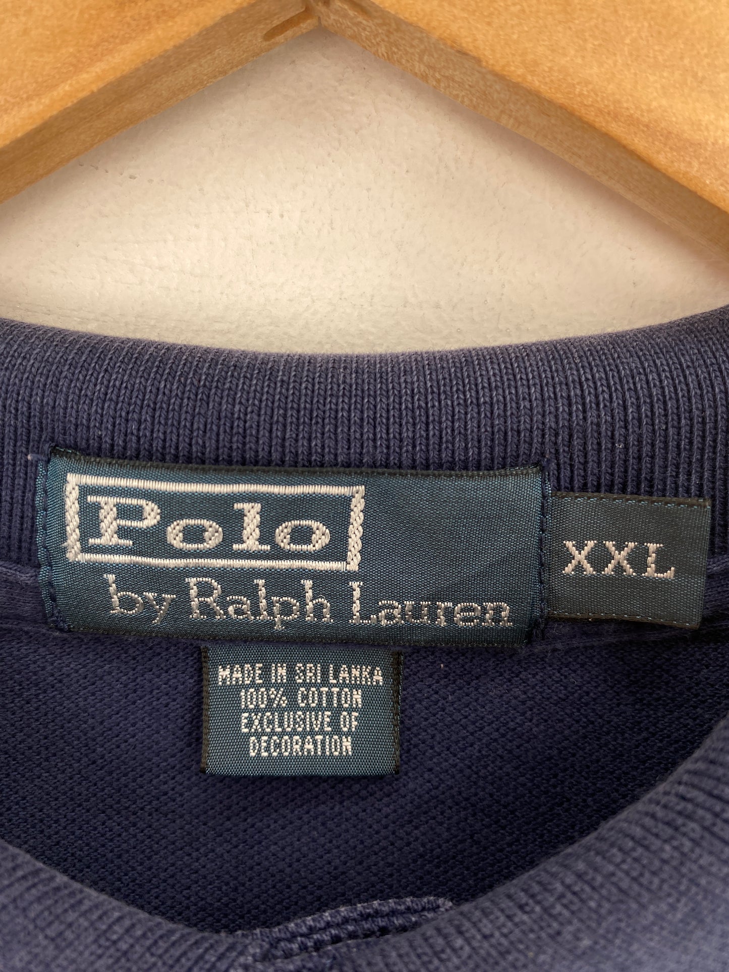 90’s POLO BEAR RALPH LAUREN Size XXL Vintage Polo Shirt / A4915