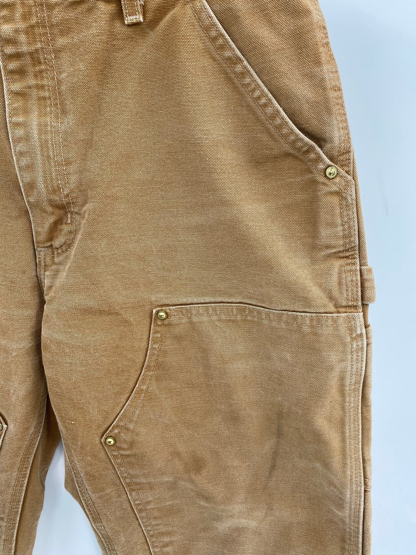Vintage CARHARTT Size 34x30 Double Knee Duck Pants / K9059