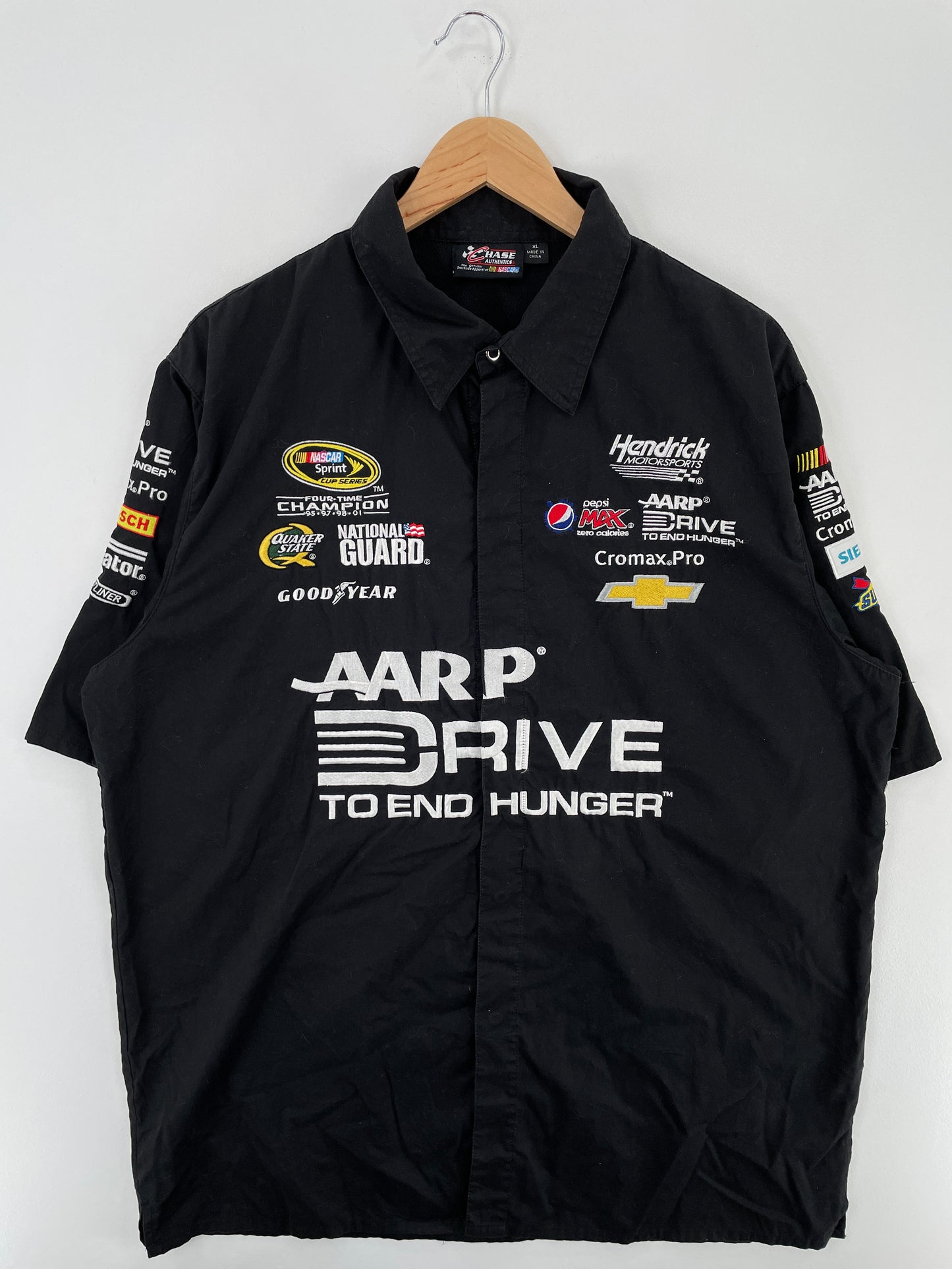 Vintage NASCAR Size XL Vintage Racing Button down Shirt / A4111