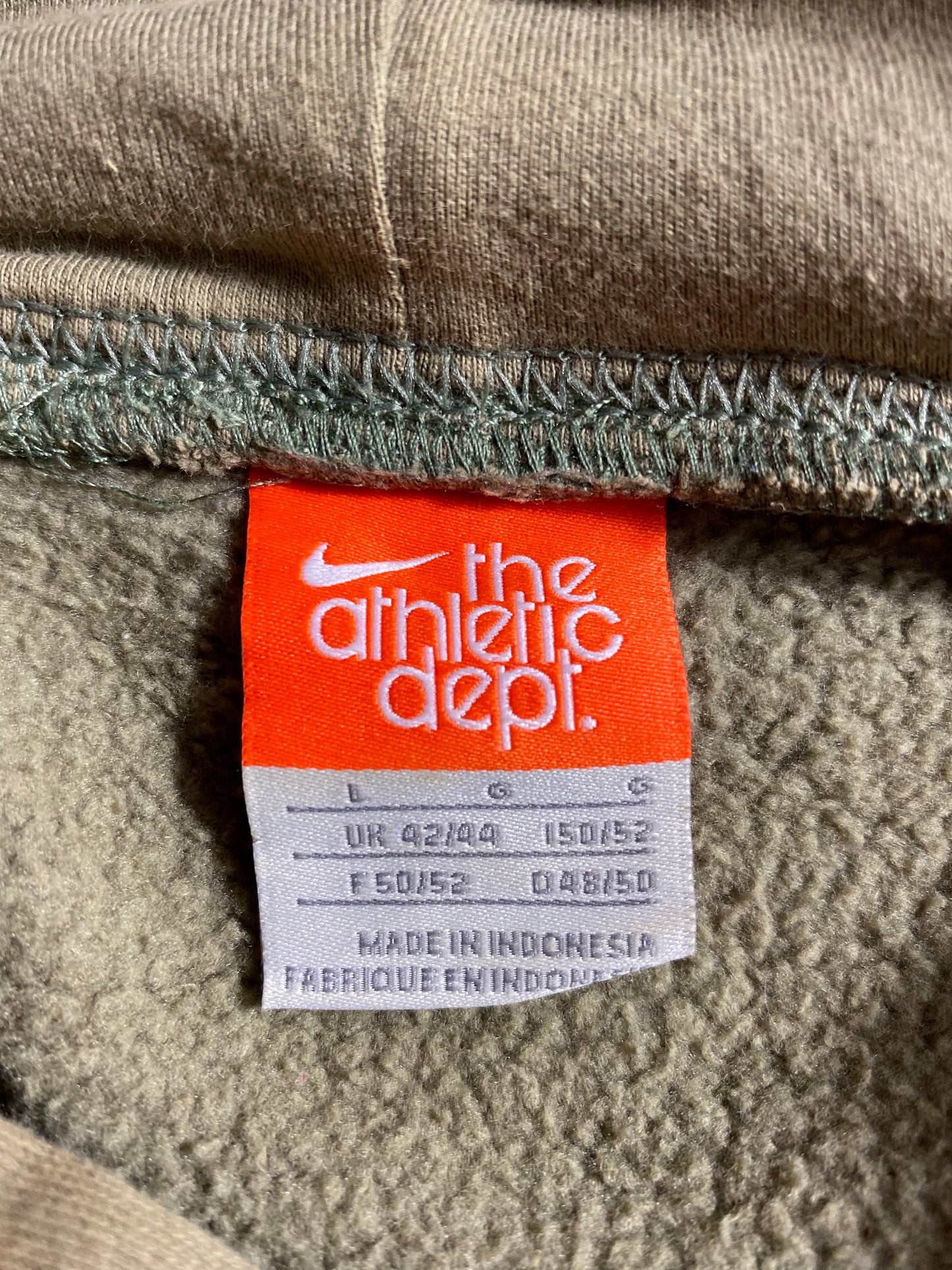 00' NIKE Size L Vintage Hoodie Sweat-shirt / K5529