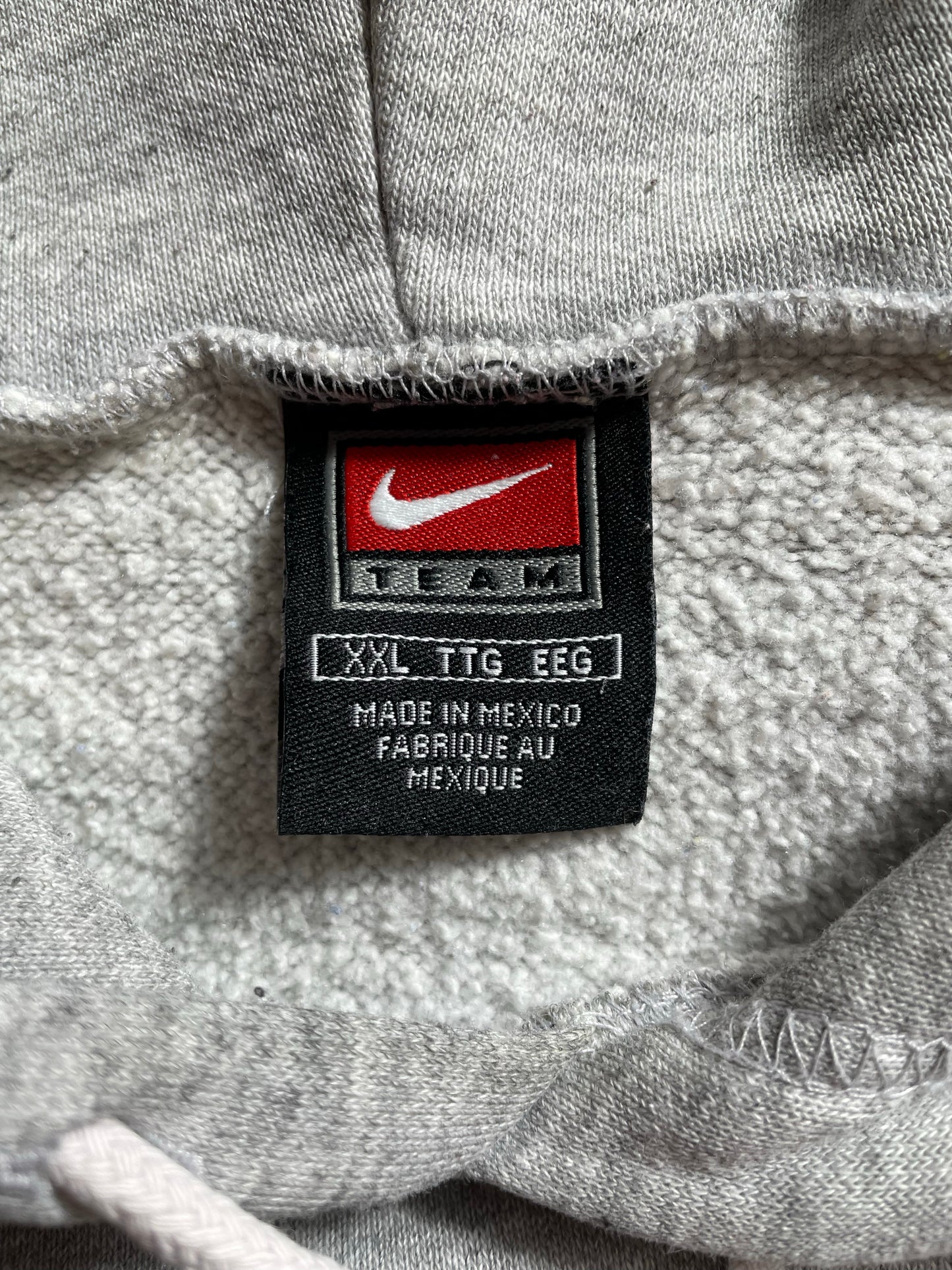 00' NIKE HOMESTEAD Size XXL Vintage College Hoodie Sweat-shirt / K9145