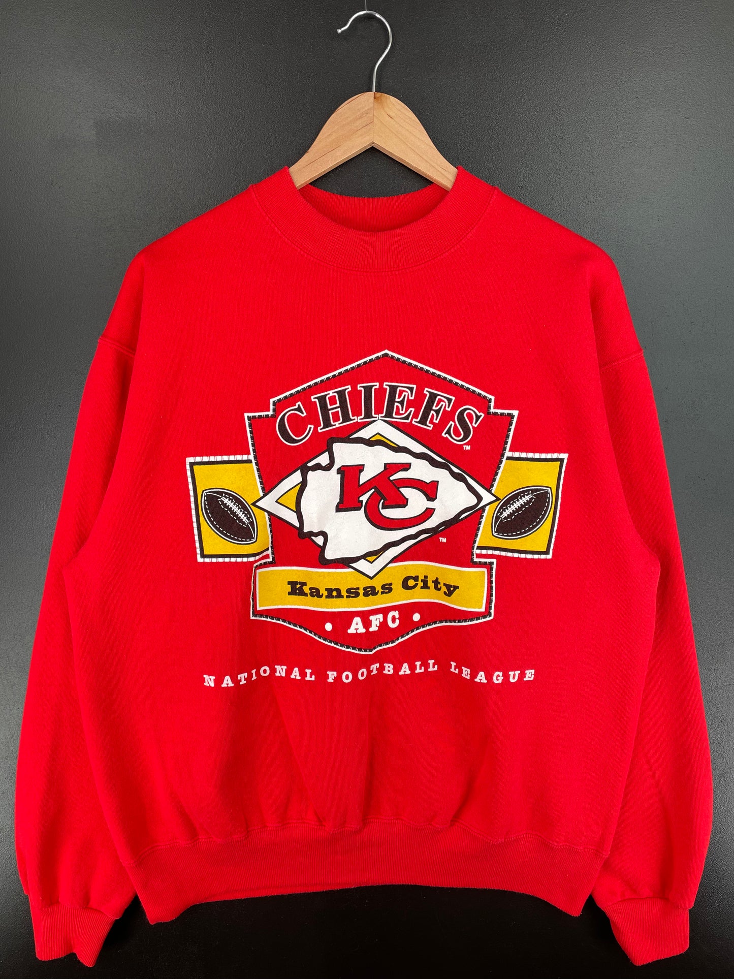 90’s KANSAS CHIEFS Size XL Vintage NFL Sweat-shirt / A1554