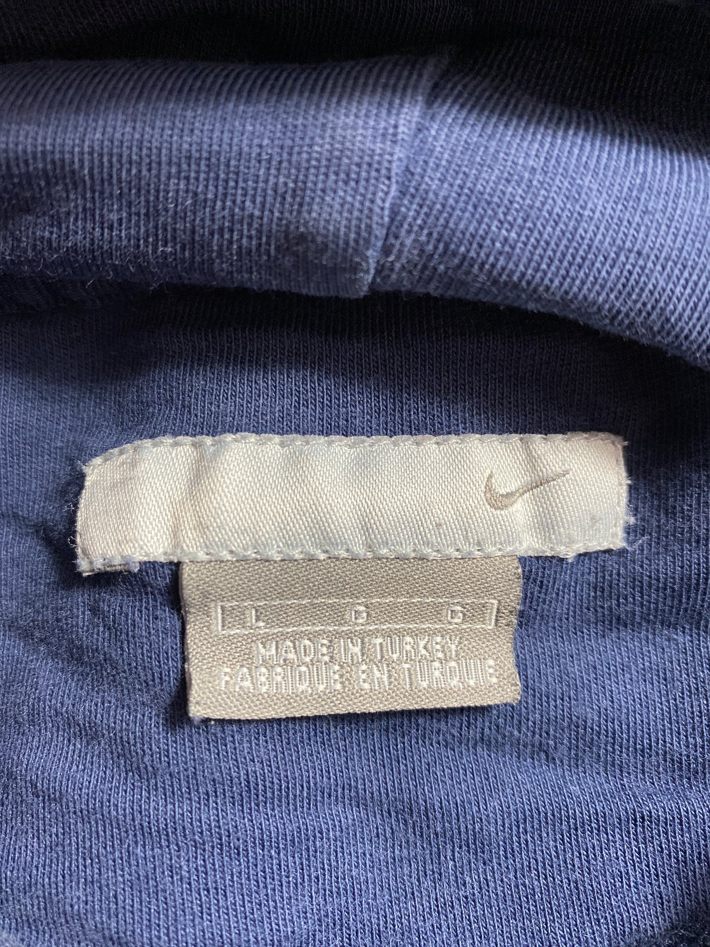 00’ NIKE MINI SWOOSH Size L Vintage Hoodie Sweat-shirt / 9584