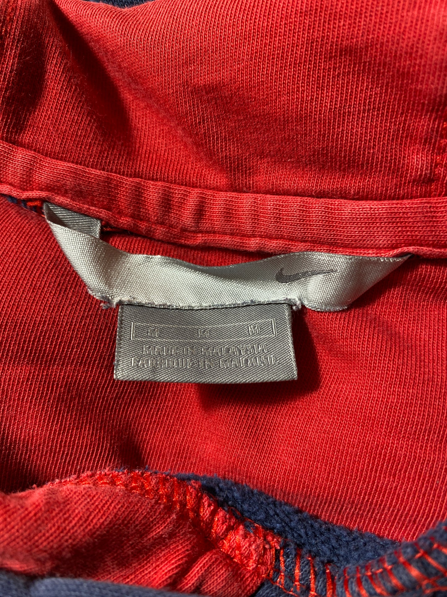 00’ NIKE SOCCER Size M Vintage Hoodie Sweat-Shirt / k1663