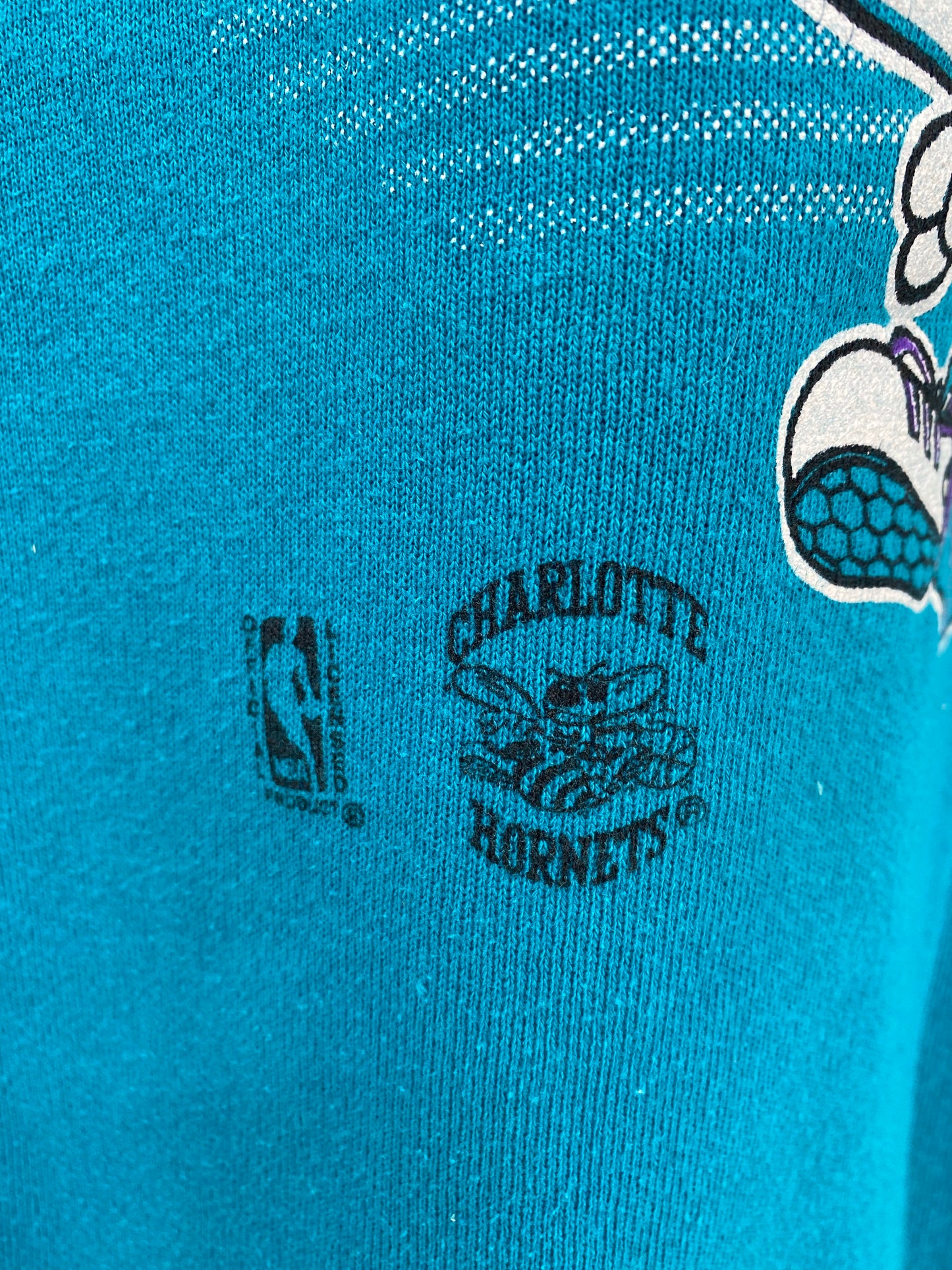 90’s CHARLOTTE HORNETS Made in USA Size XL NBA Sweat-Shirt/ K7785
