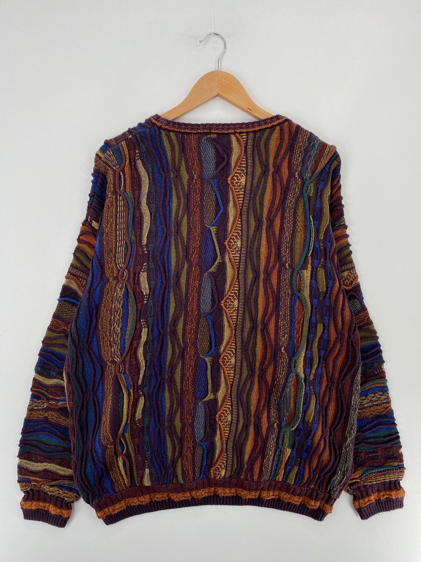 Vintage COOGI Style Size L 3D Knit Sweater / E5212K
