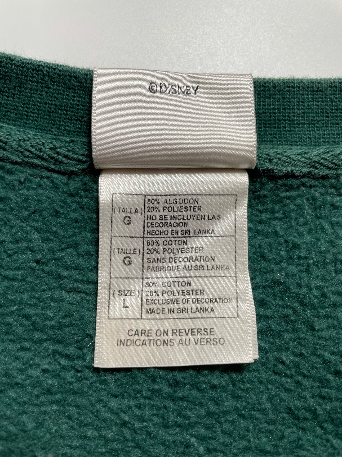 Vintage DISNEY MICKEY Size L Sweat-shirt/ K5410
